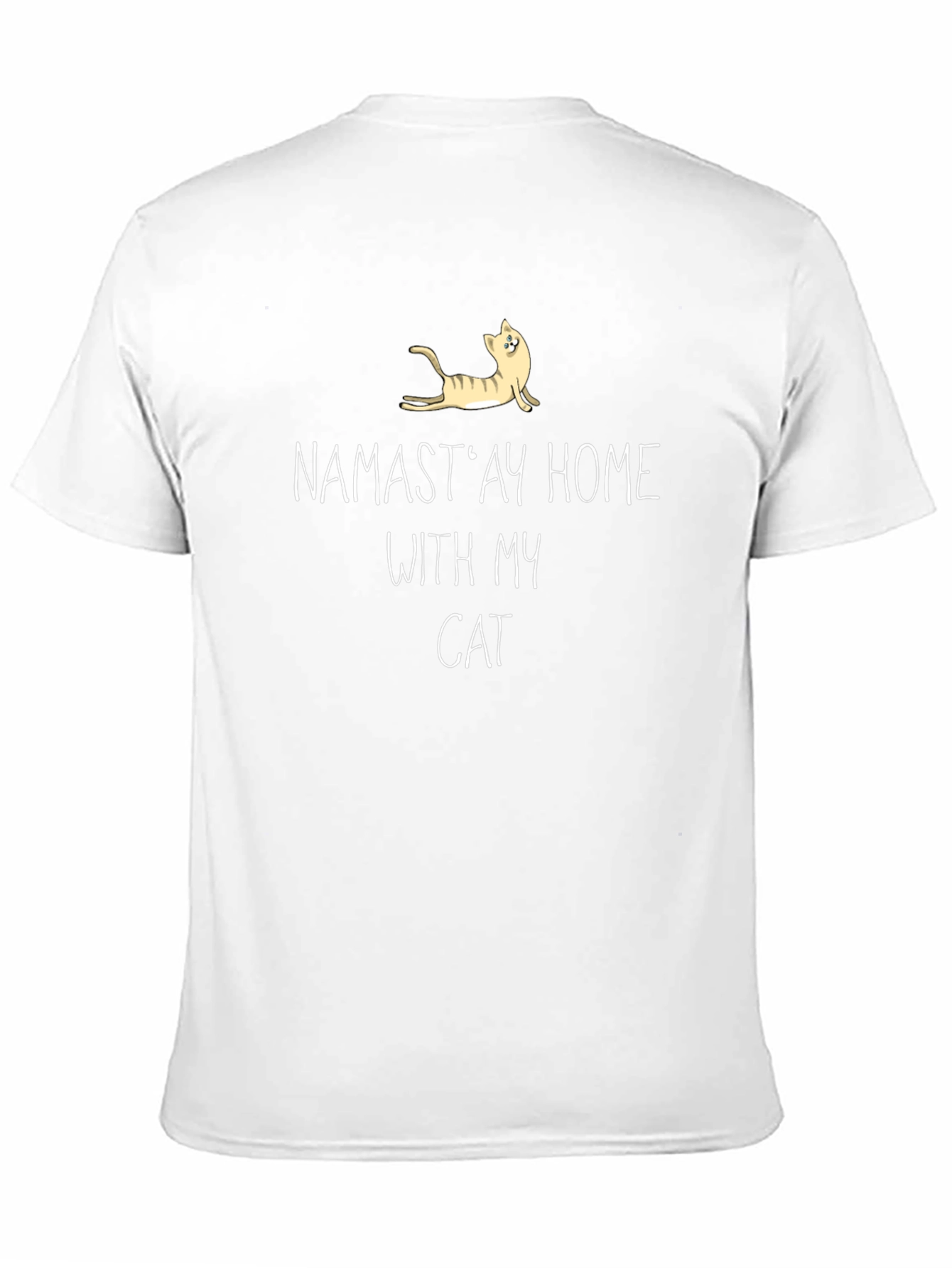Namastay Home With My Cat T-Shirt