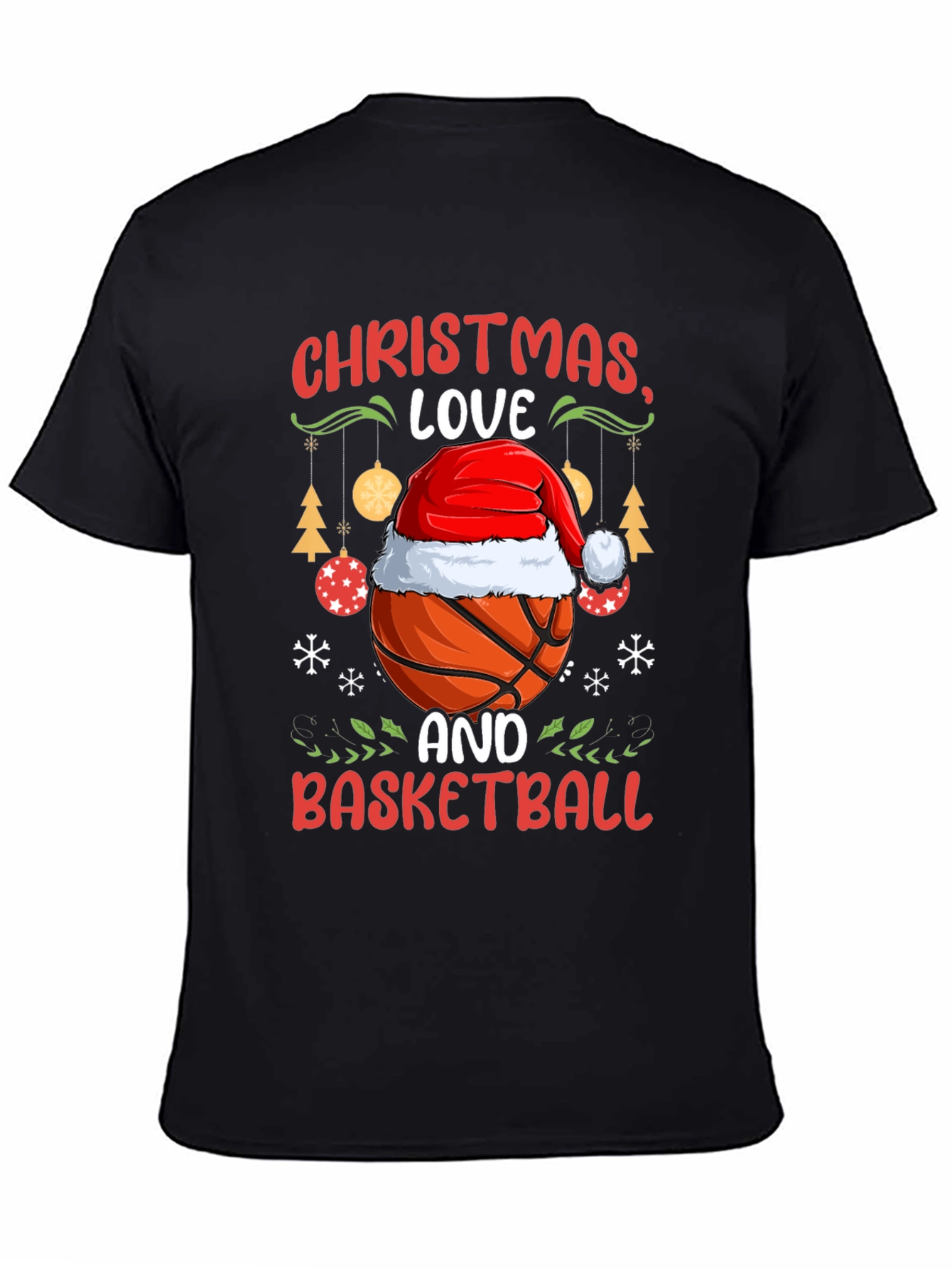 Christmas Love Basketball T-Shirt