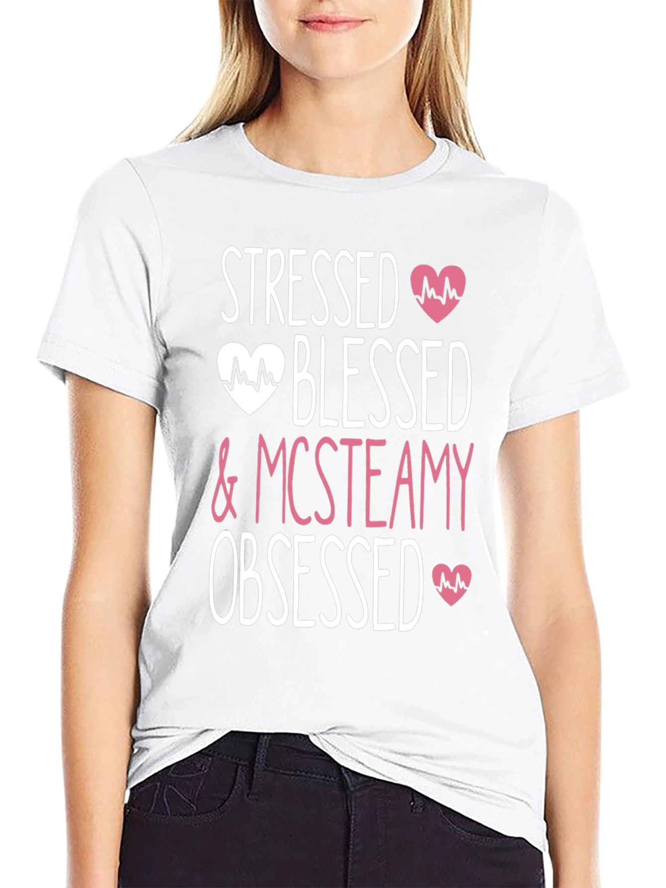 Stressed Blessed & McSteamy Obsessed T-Shirt