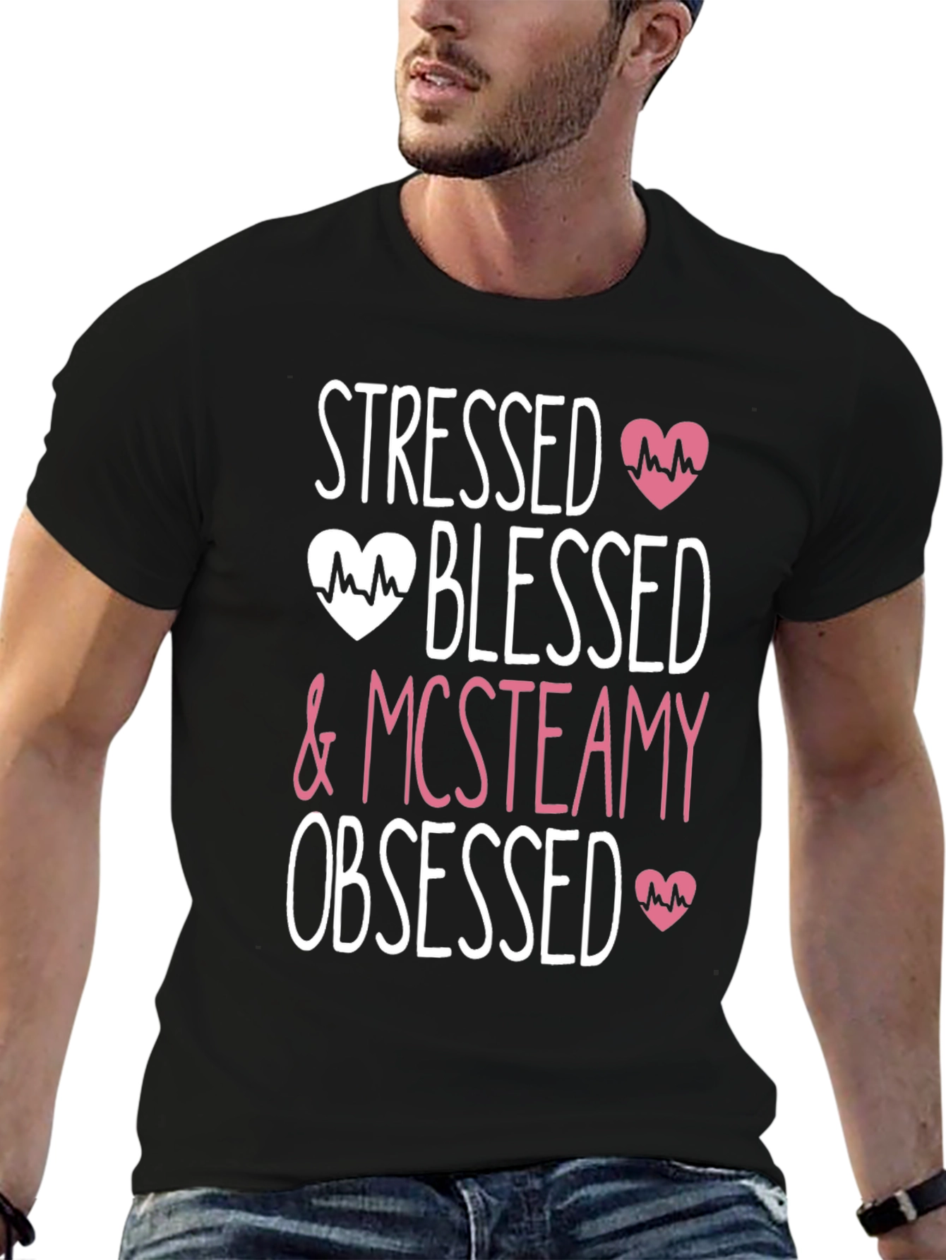 Stressed Blessed & McSteamy Obsessed T-Shirt