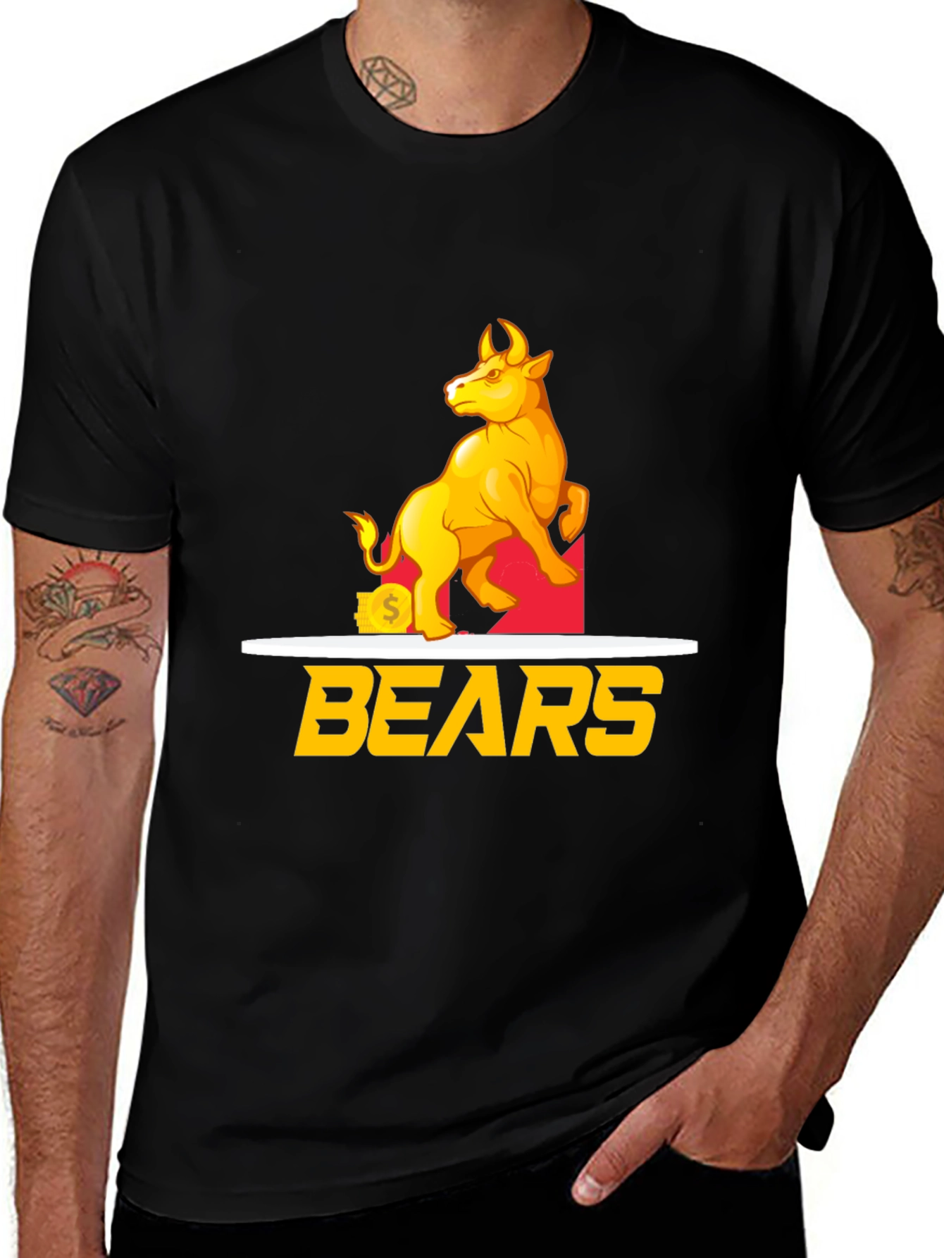 Bull vs Bears Graphic Tee