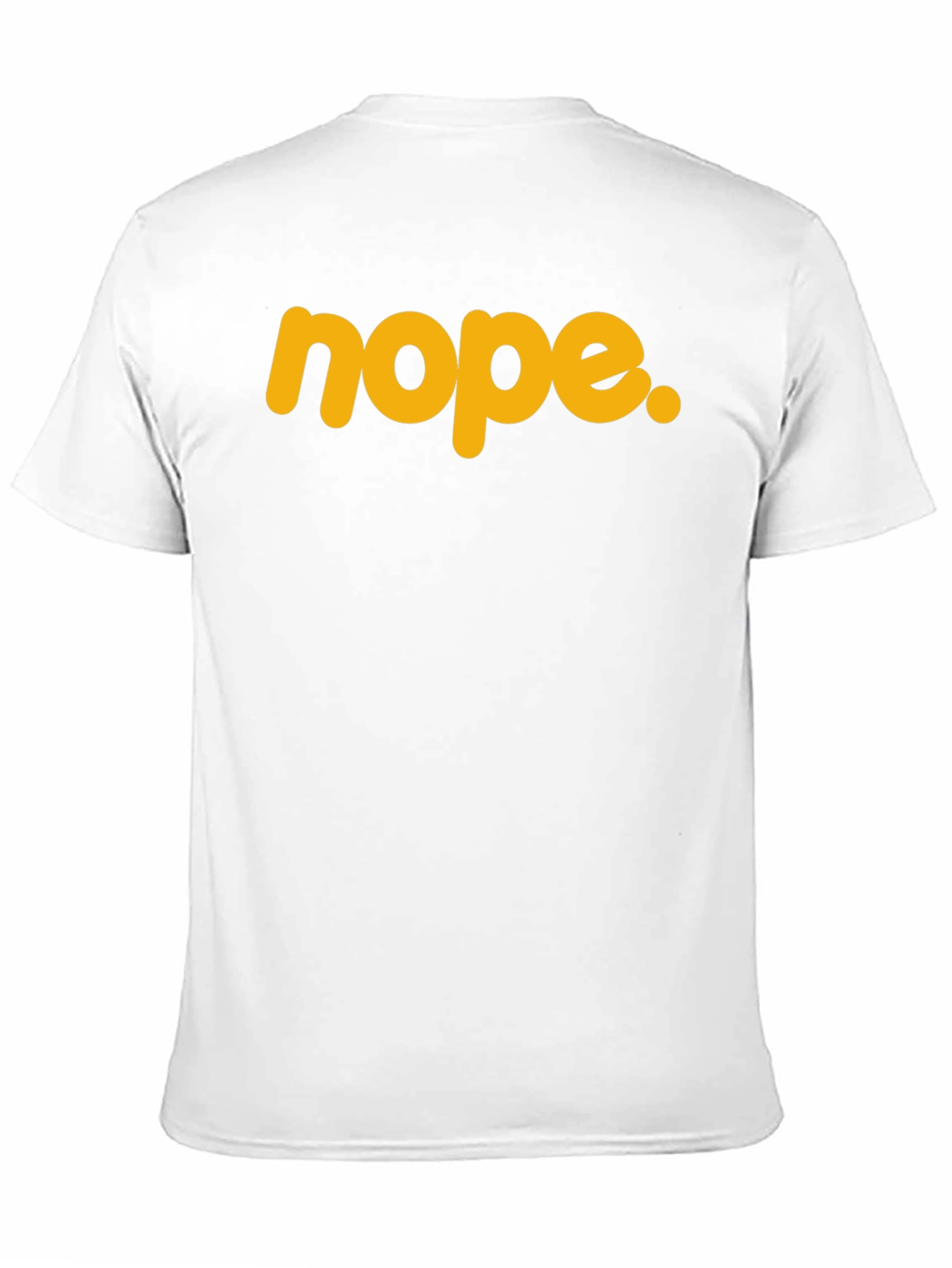 Nope Graphic Tee - Trendy Sarcastic Statement Shirt