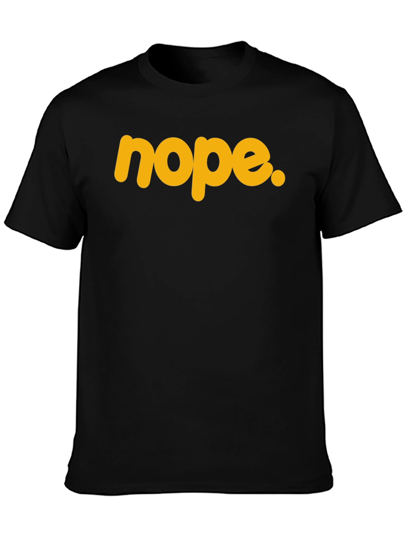 Nope Graphic Tee - Trendy Sarcastic Statement Shirt