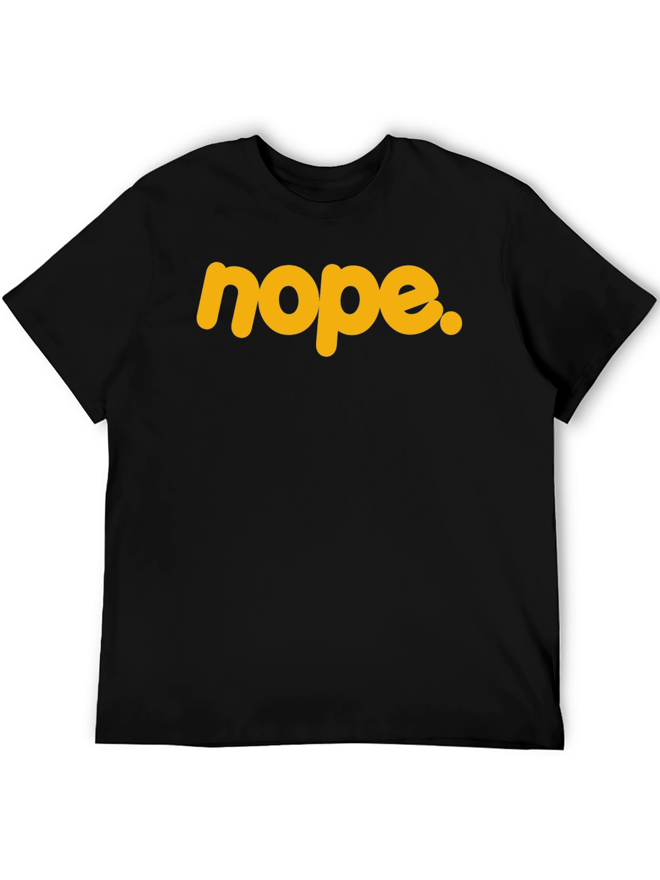 Nope Graphic Tee - Trendy Sarcastic Statement Shirt