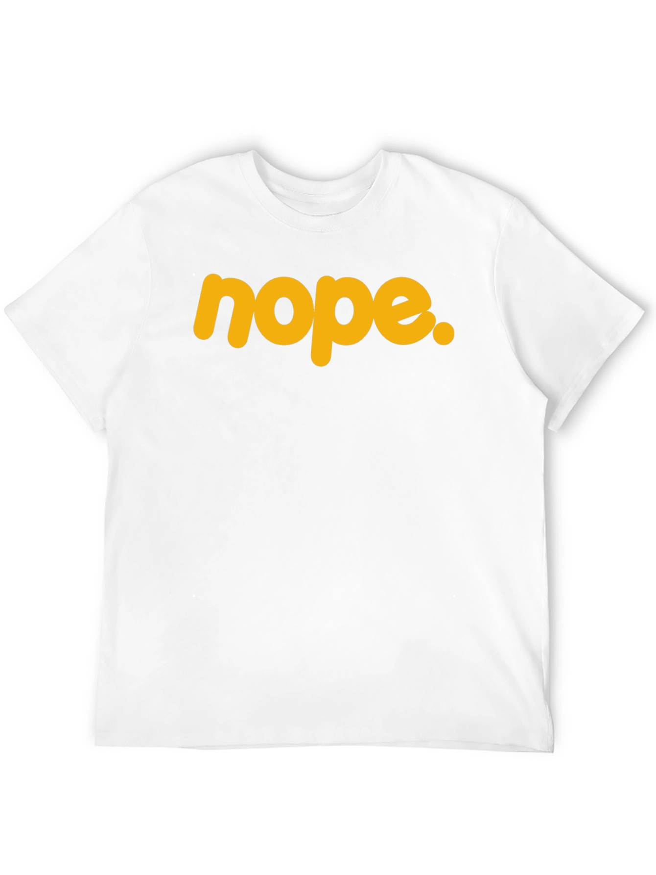 Nope Graphic Tee - Trendy Sarcastic Statement Shirt
