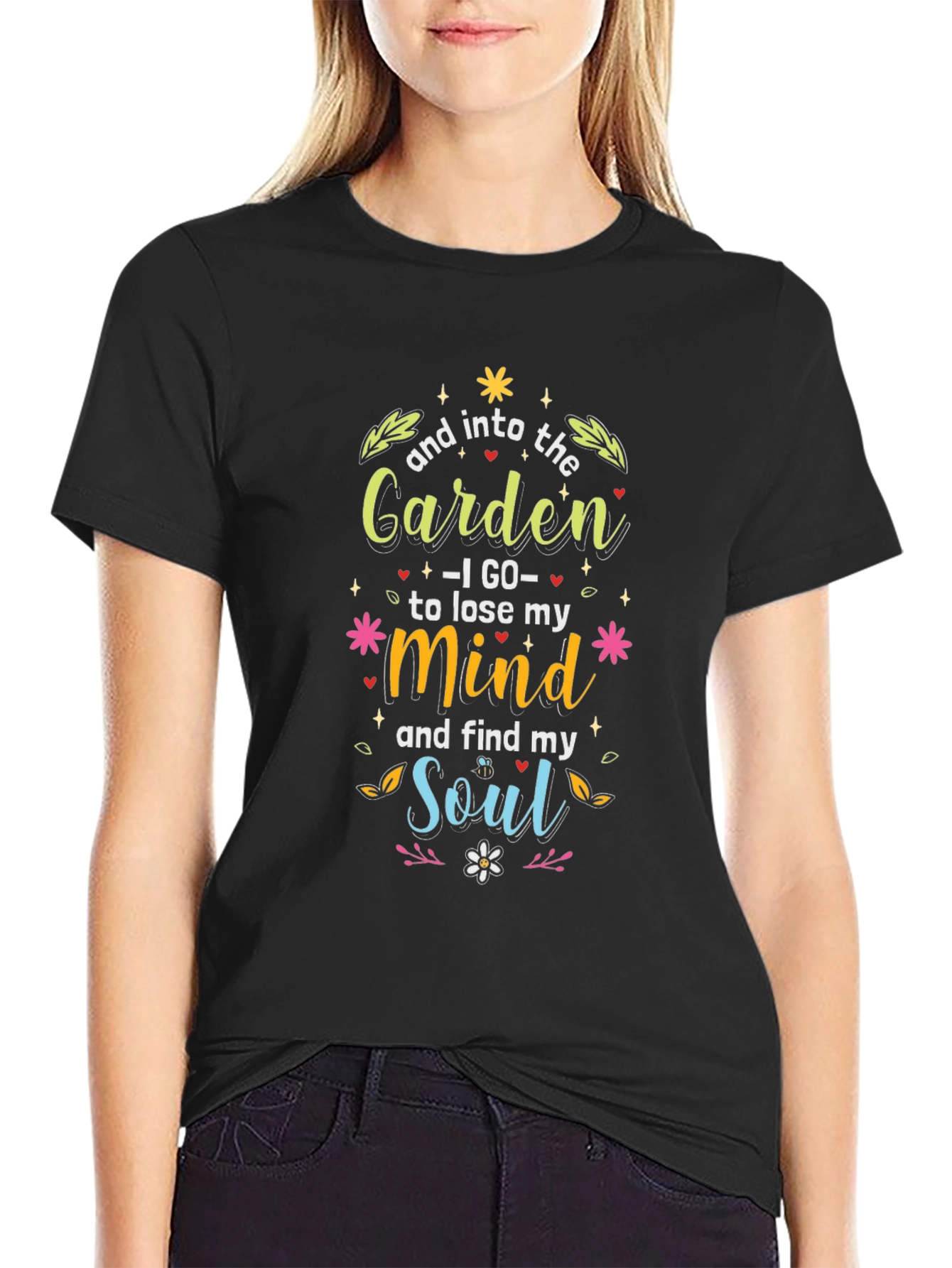 Garden Mind Soul Graphic T-Shirt