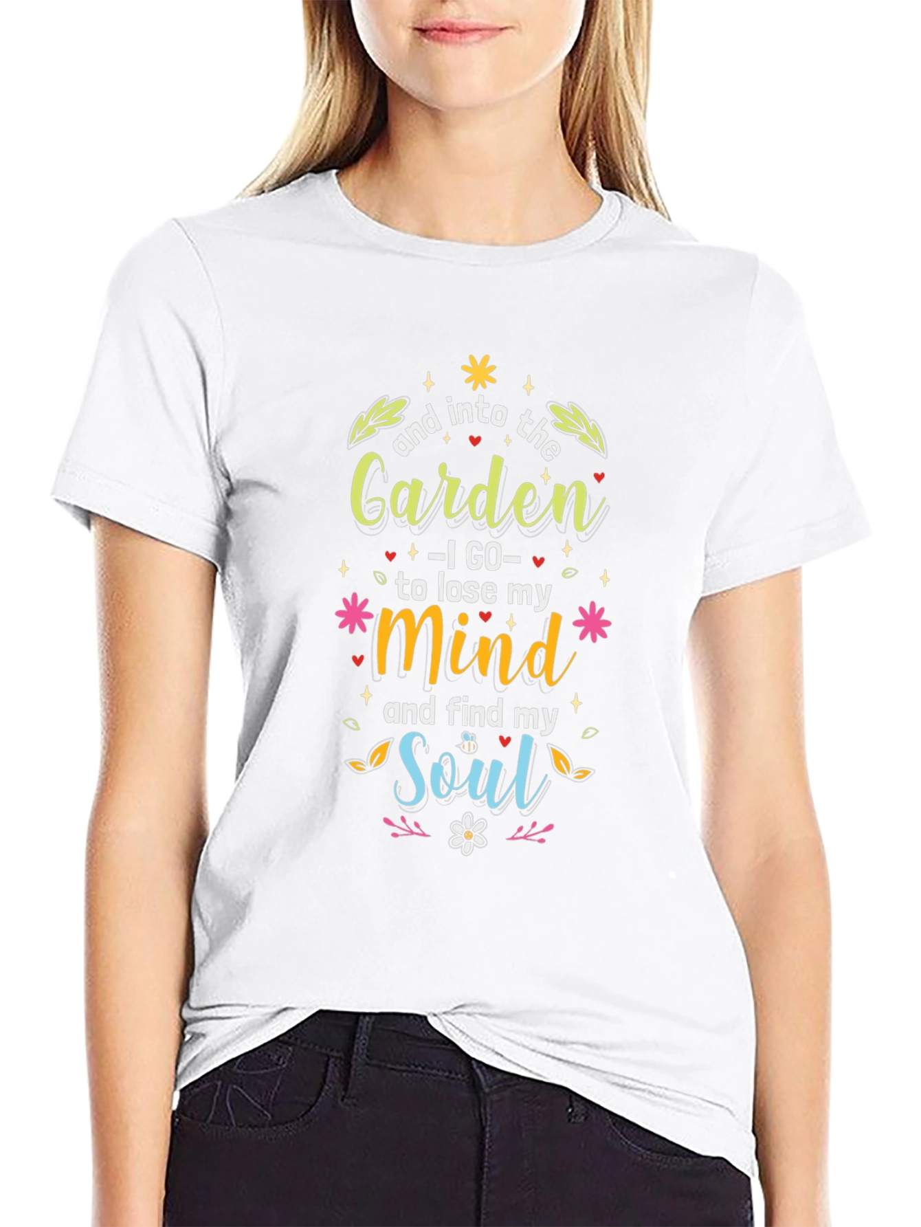 Garden Mind Soul Graphic T-Shirt