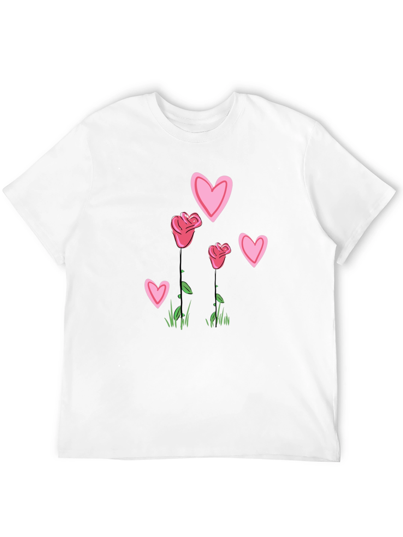 Floral Heart Graphic Tee