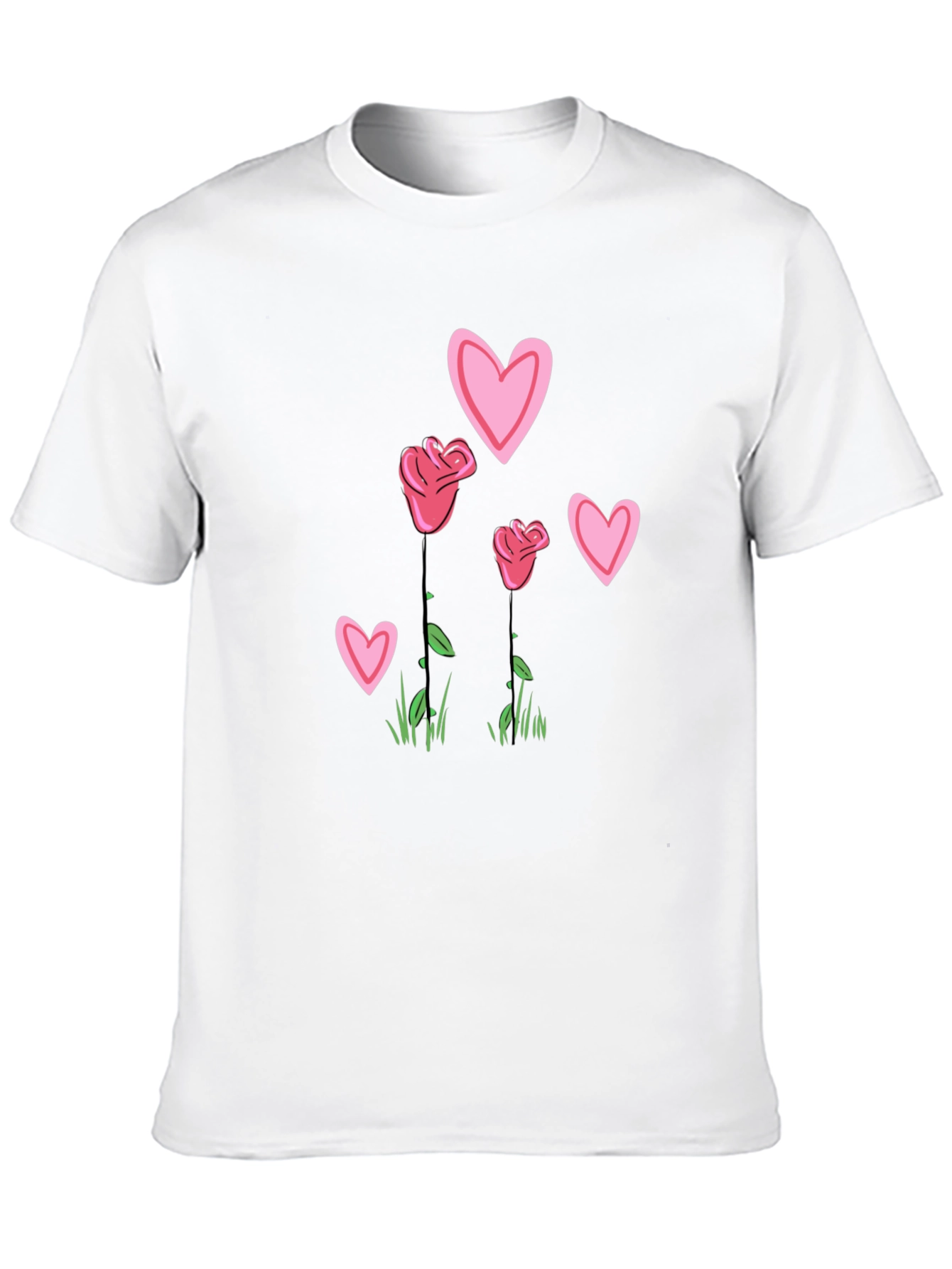 Floral Heart Graphic Tee