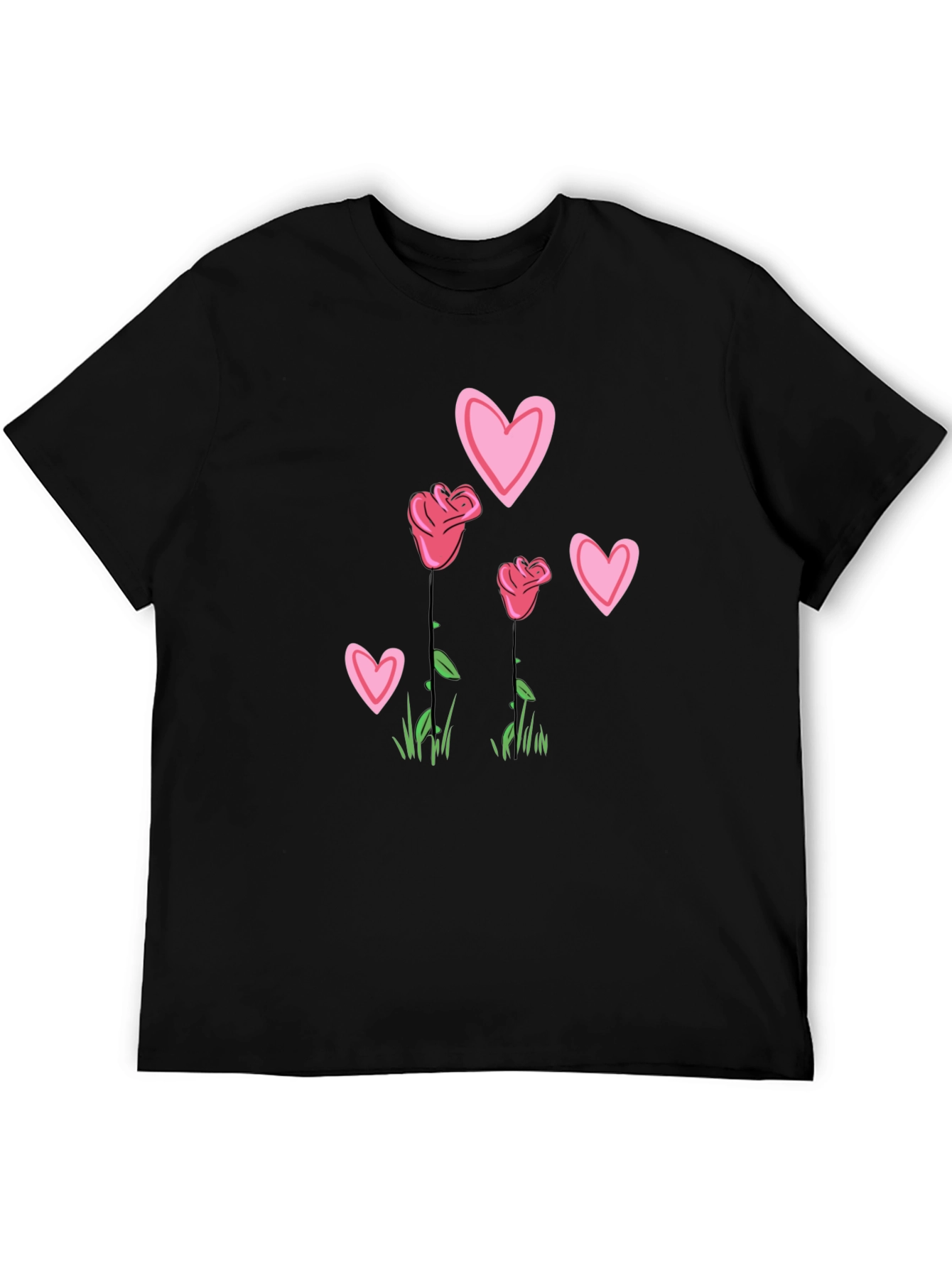 Floral Heart Graphic Tee