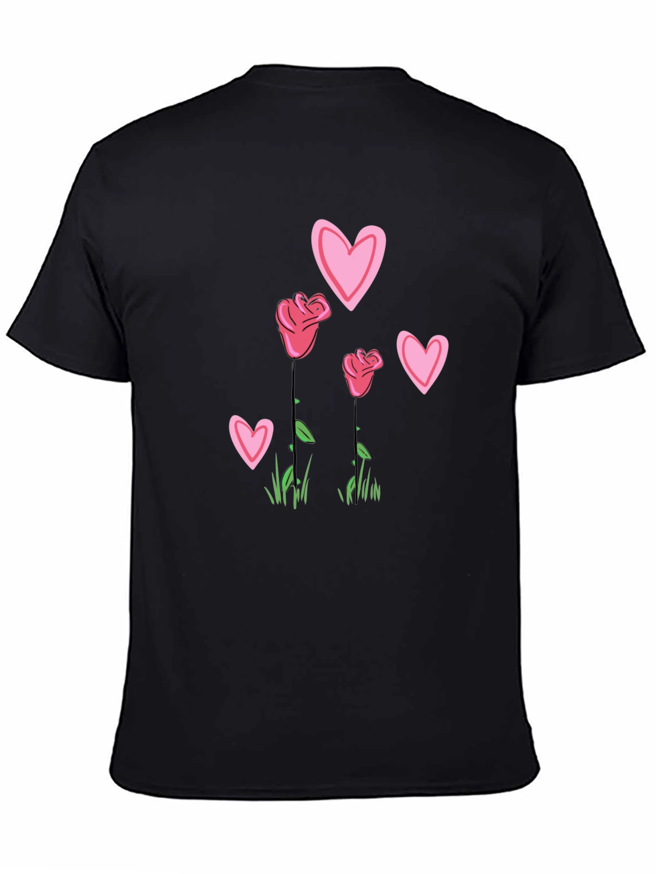 Floral Heart Graphic Tee