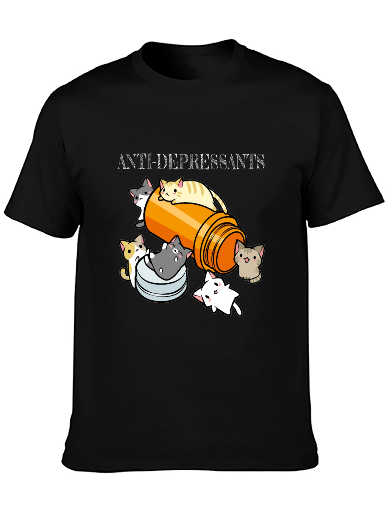 Anti-Depressants Kitten T-Shirt