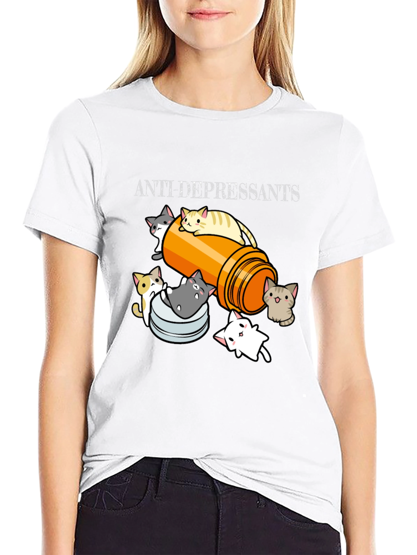 Anti-Depressants Kitten T-Shirt