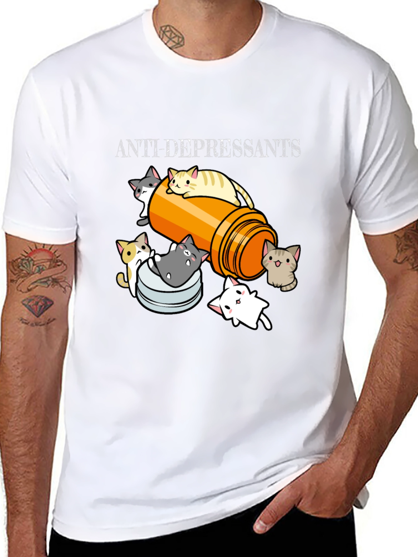 Anti-Depressants Kitten T-Shirt