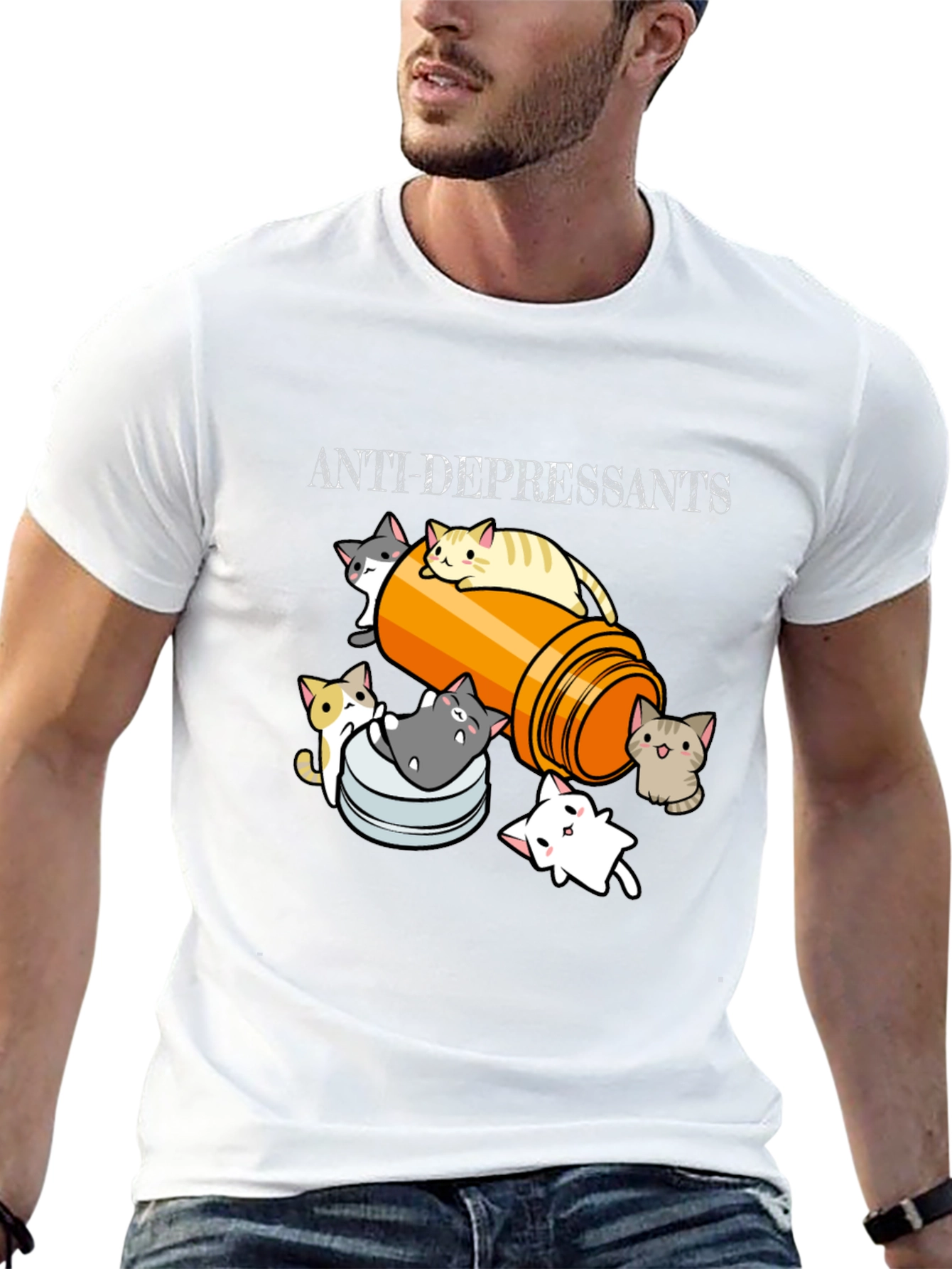 Anti-Depressants Kitten T-Shirt