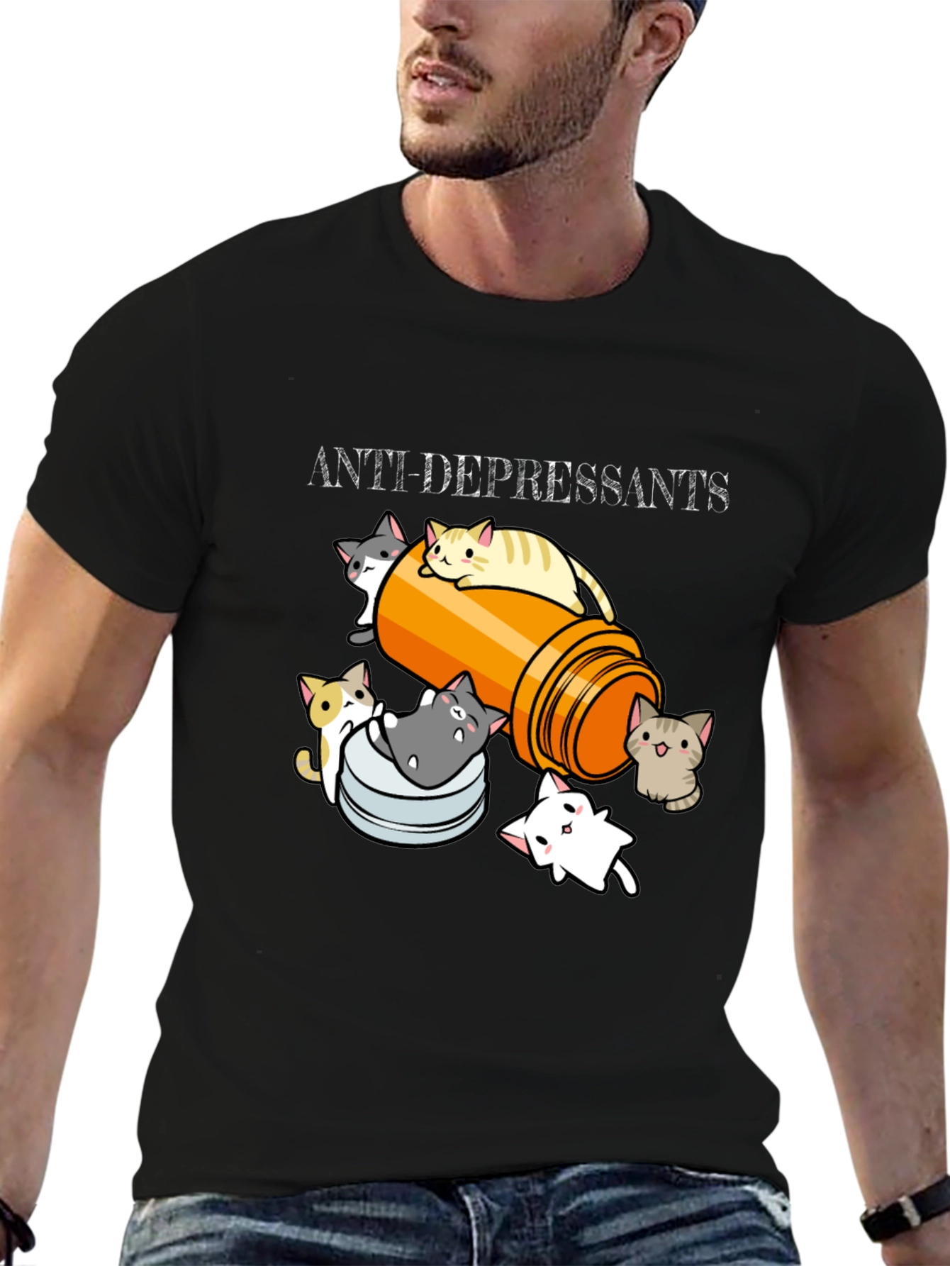 Anti-Depressants Kitten T-Shirt