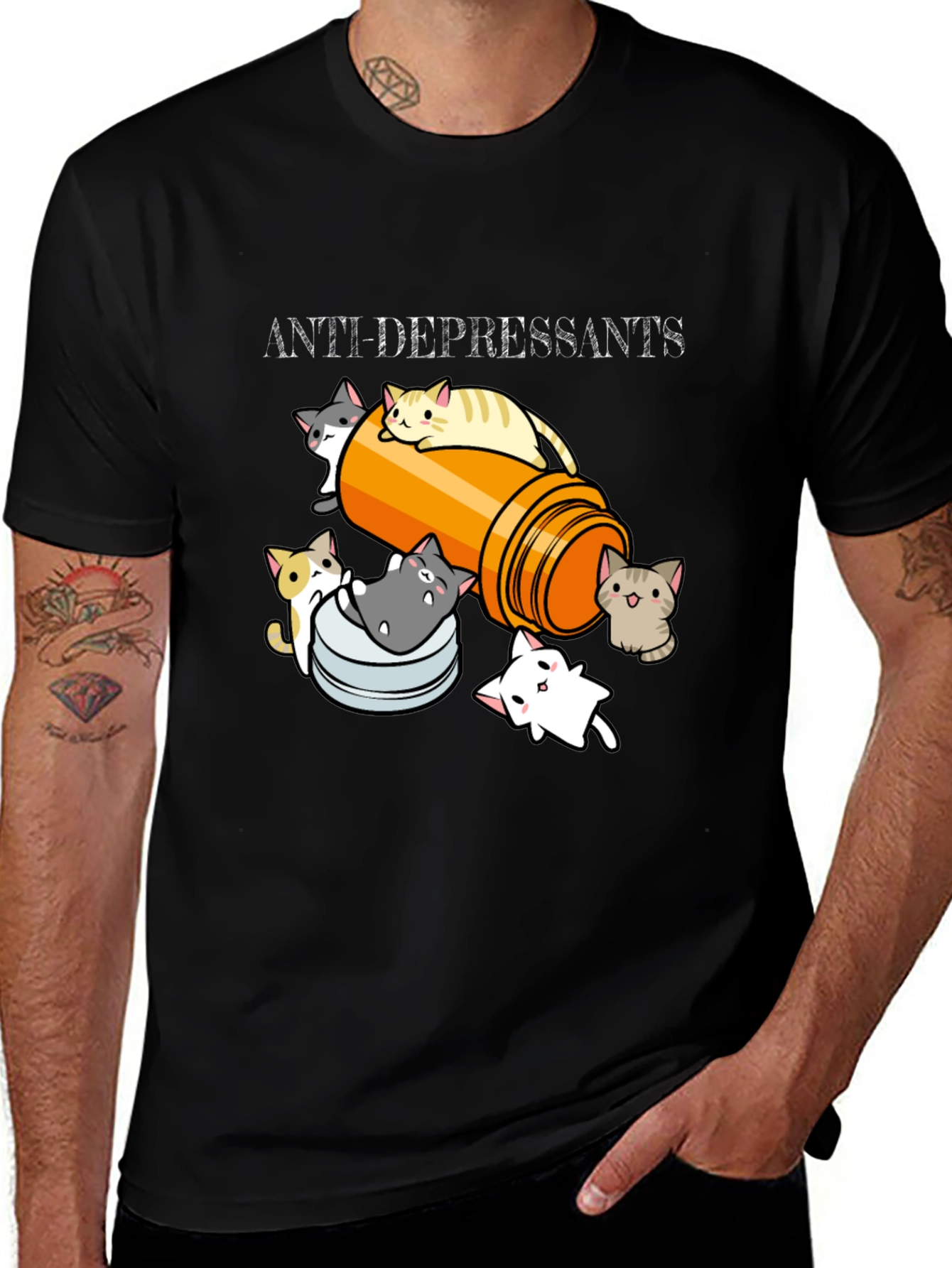Anti-Depressants Kitten T-Shirt