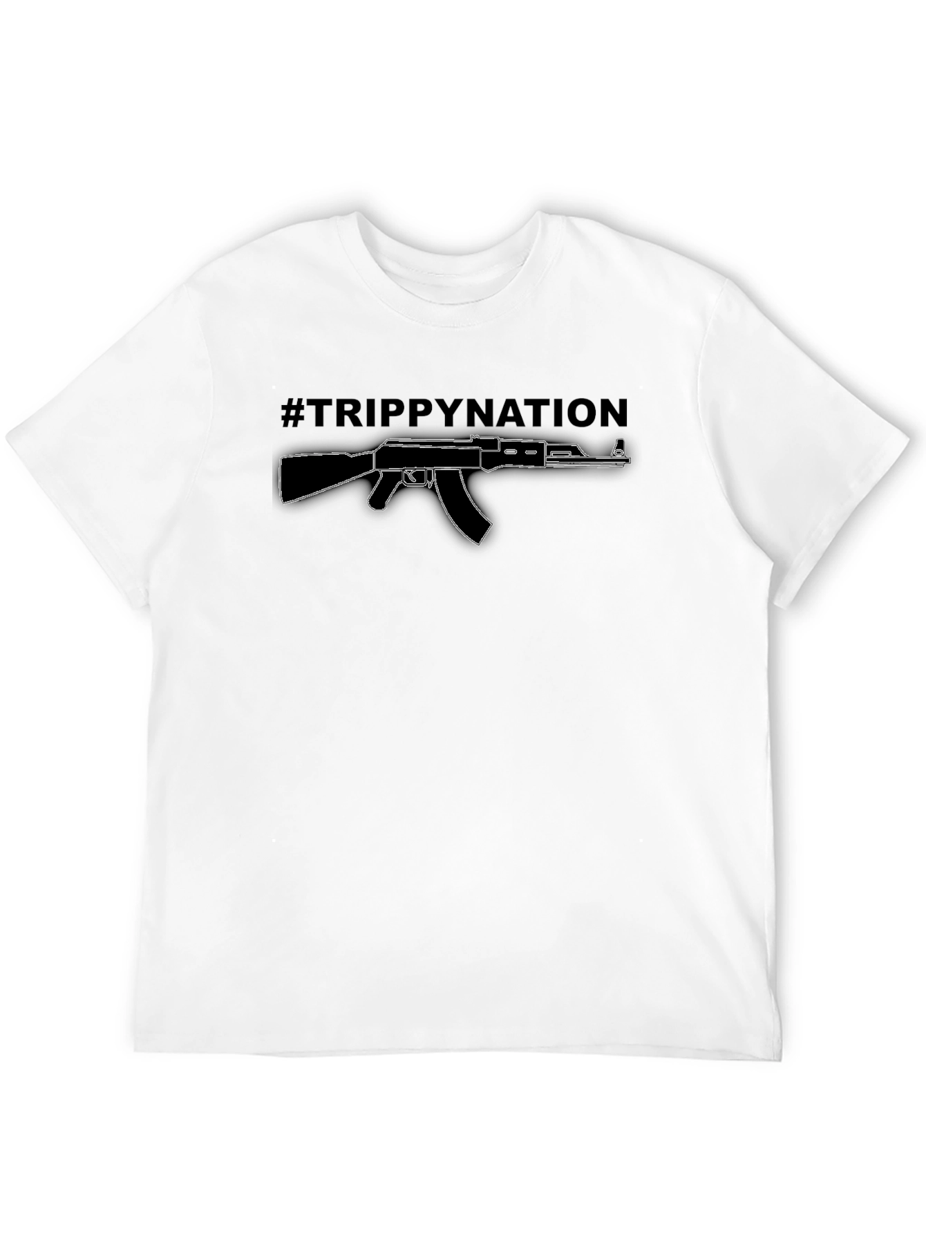 Trippy Nation AK-47 Graphic Tee - Black
