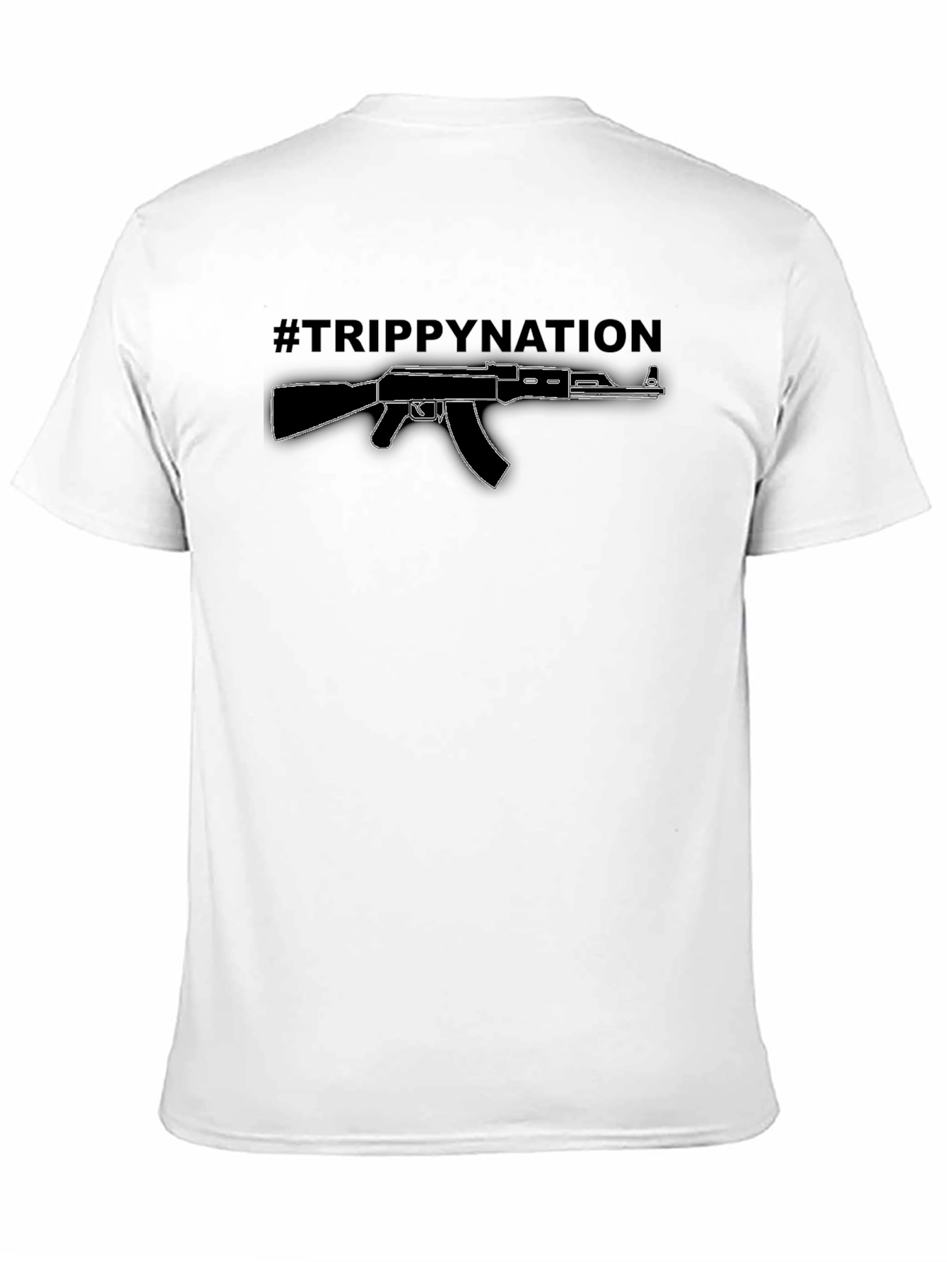 Trippy Nation AK-47 Graphic Tee - Black