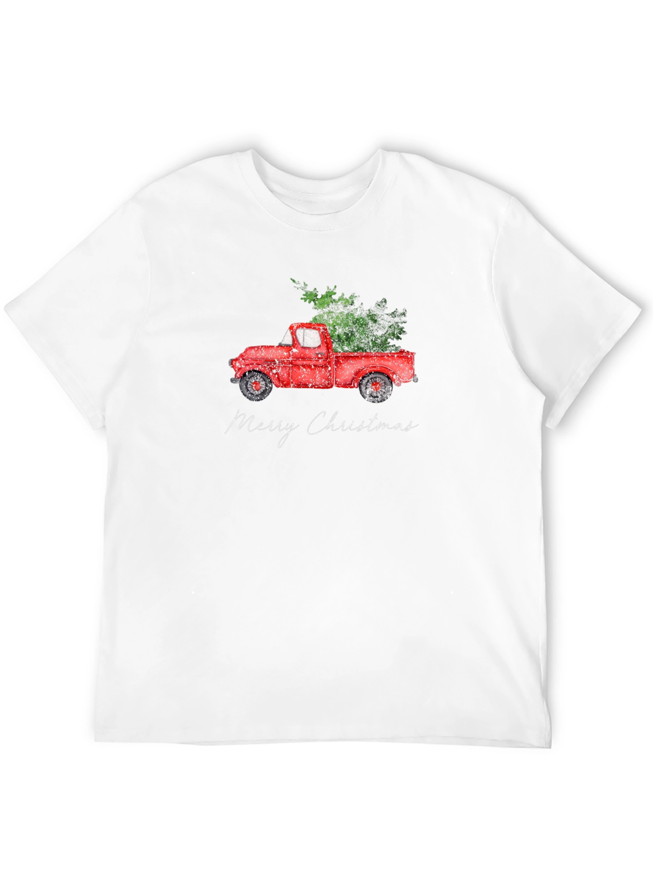 Merry Christmas Truck Graphic Tee