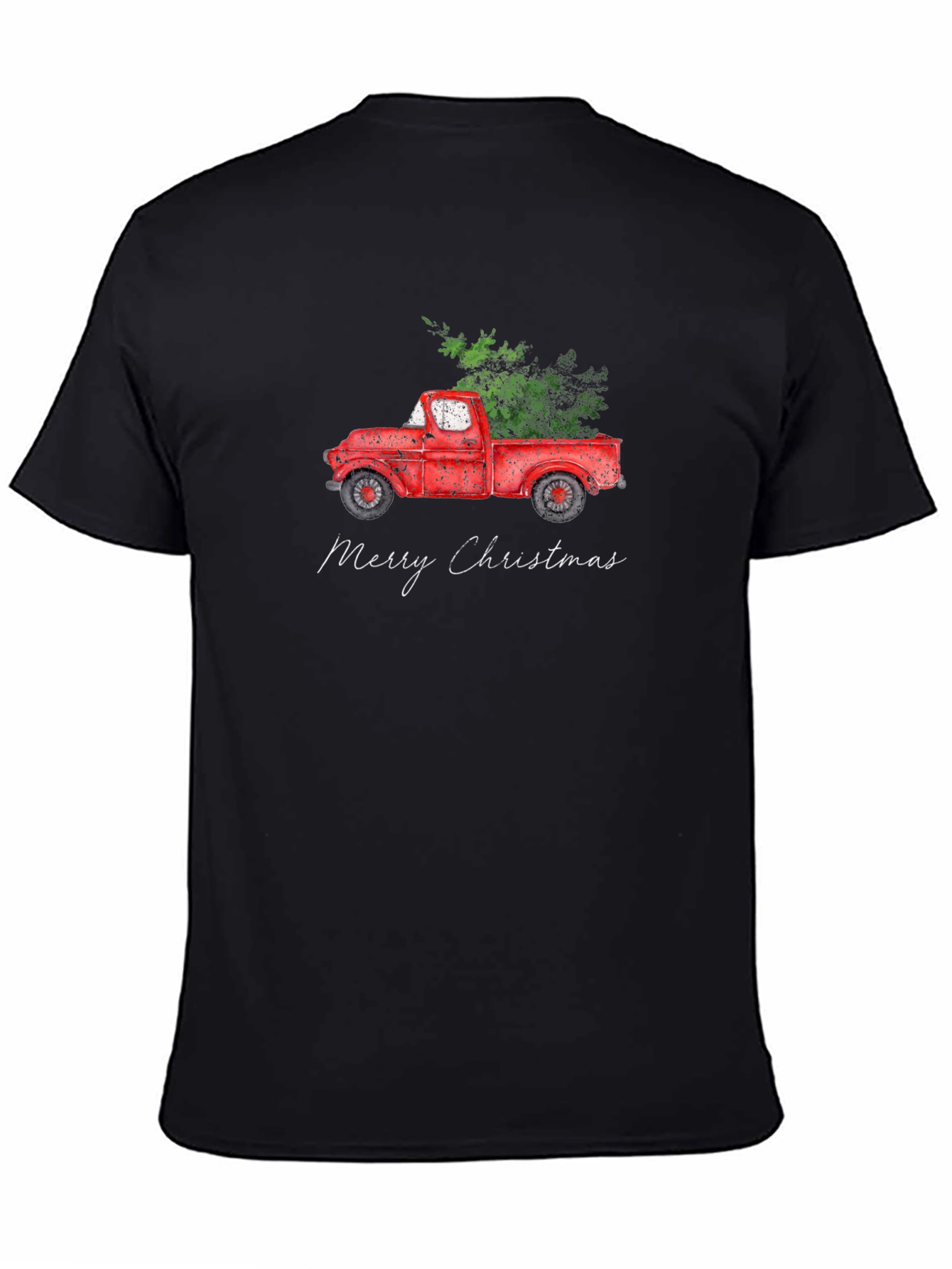 Merry Christmas Truck Graphic Tee