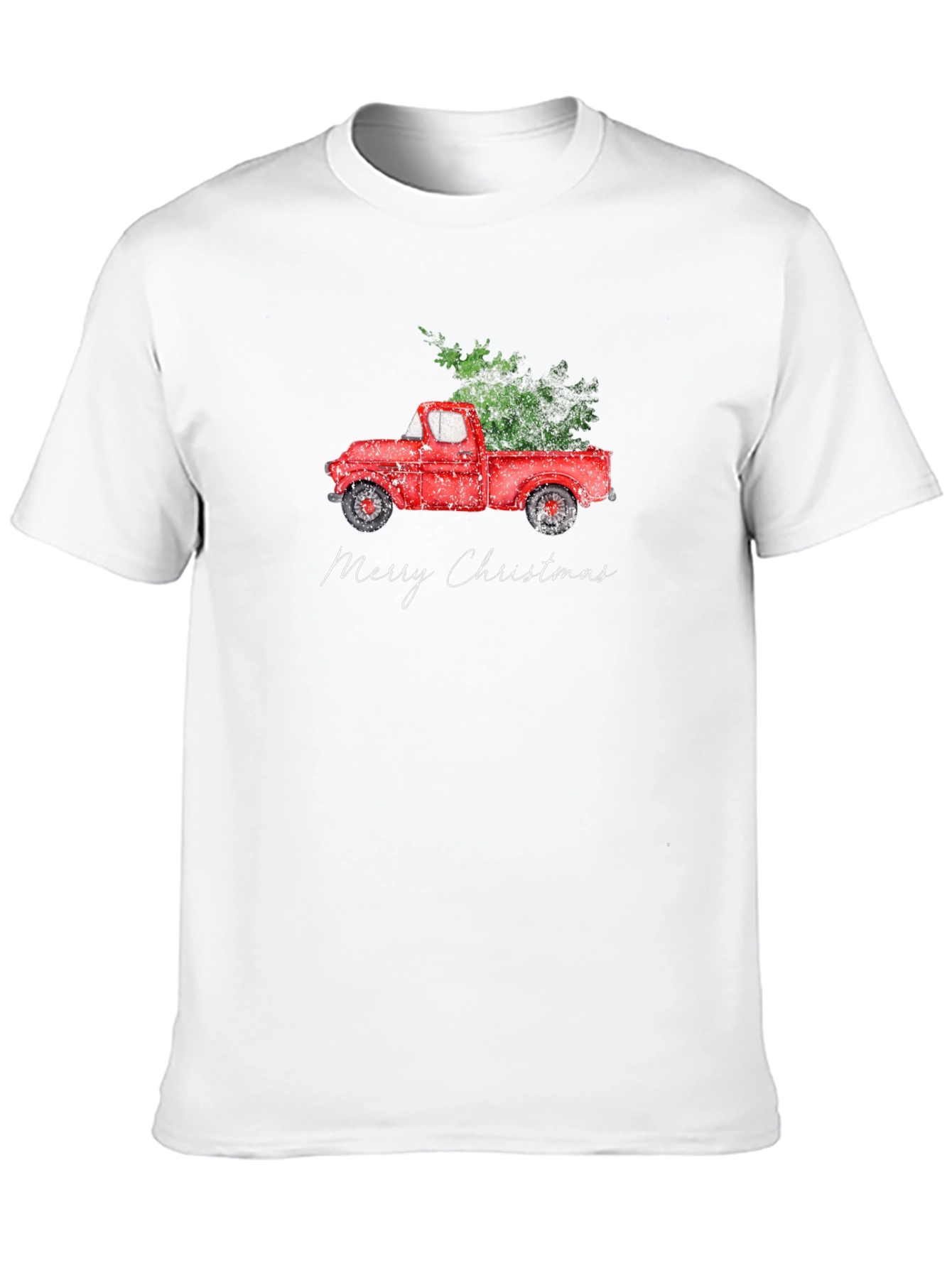 Merry Christmas Truck Graphic Tee