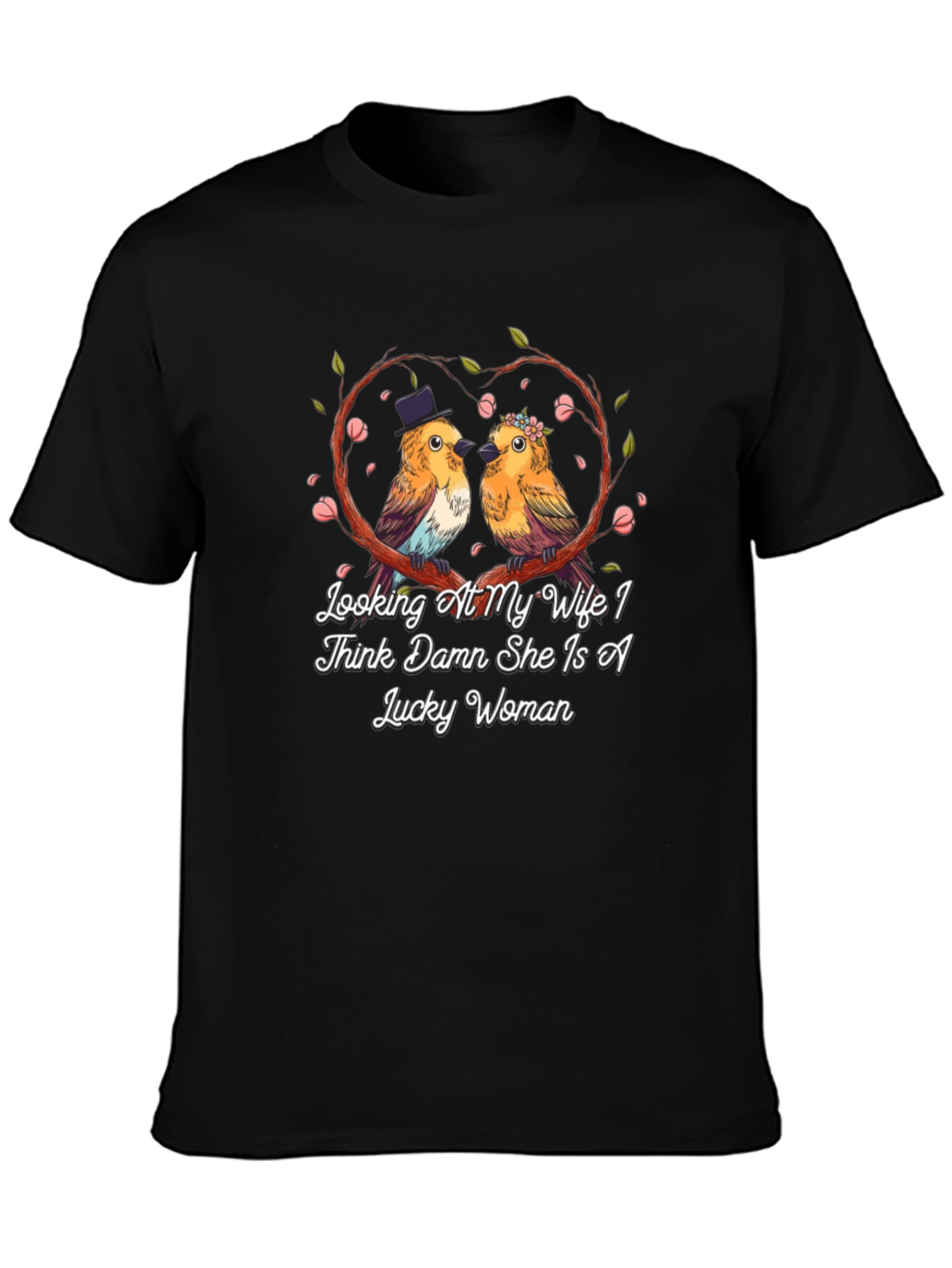 Lucky Wife Birds T-Shirt