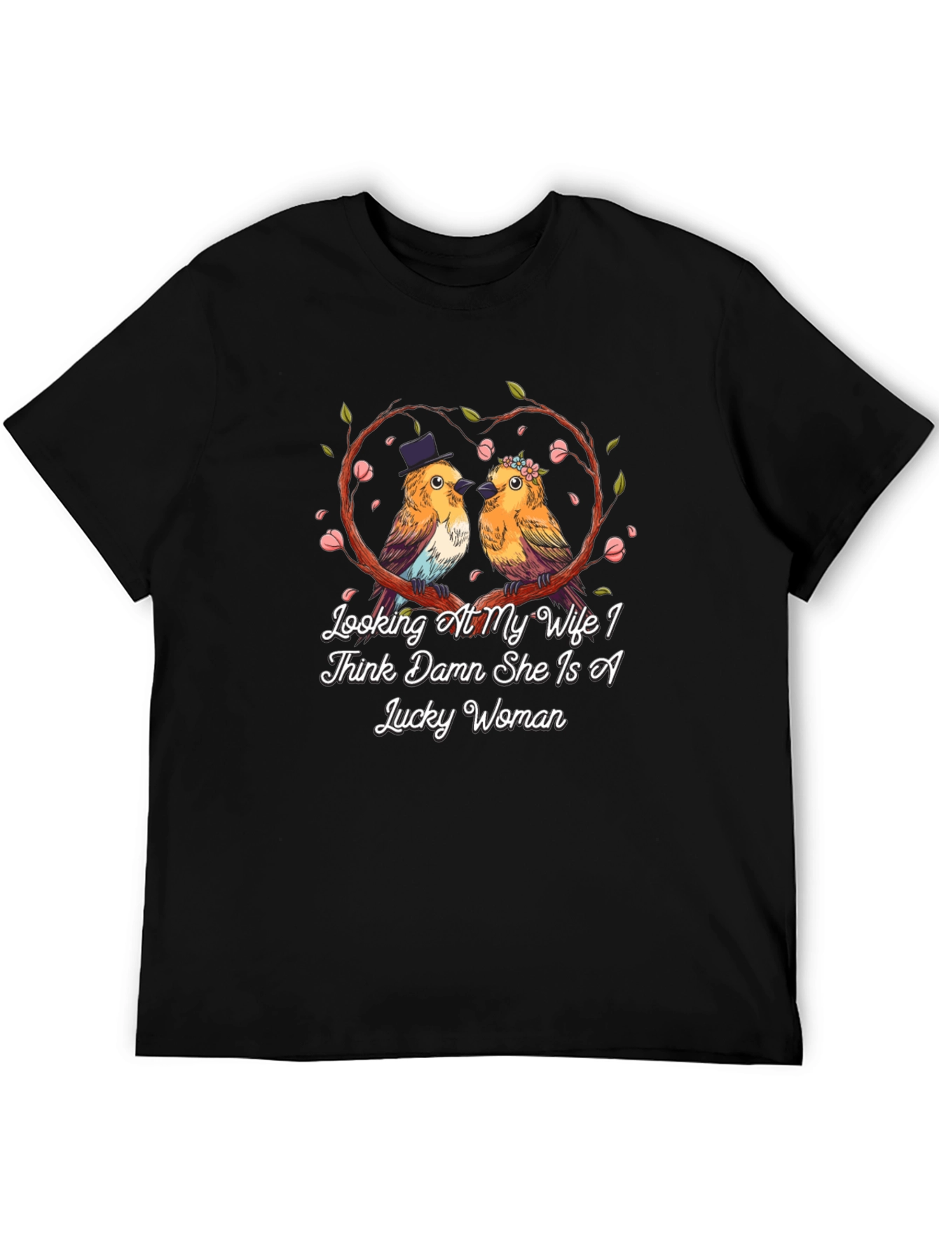 Lucky Wife Birds T-Shirt