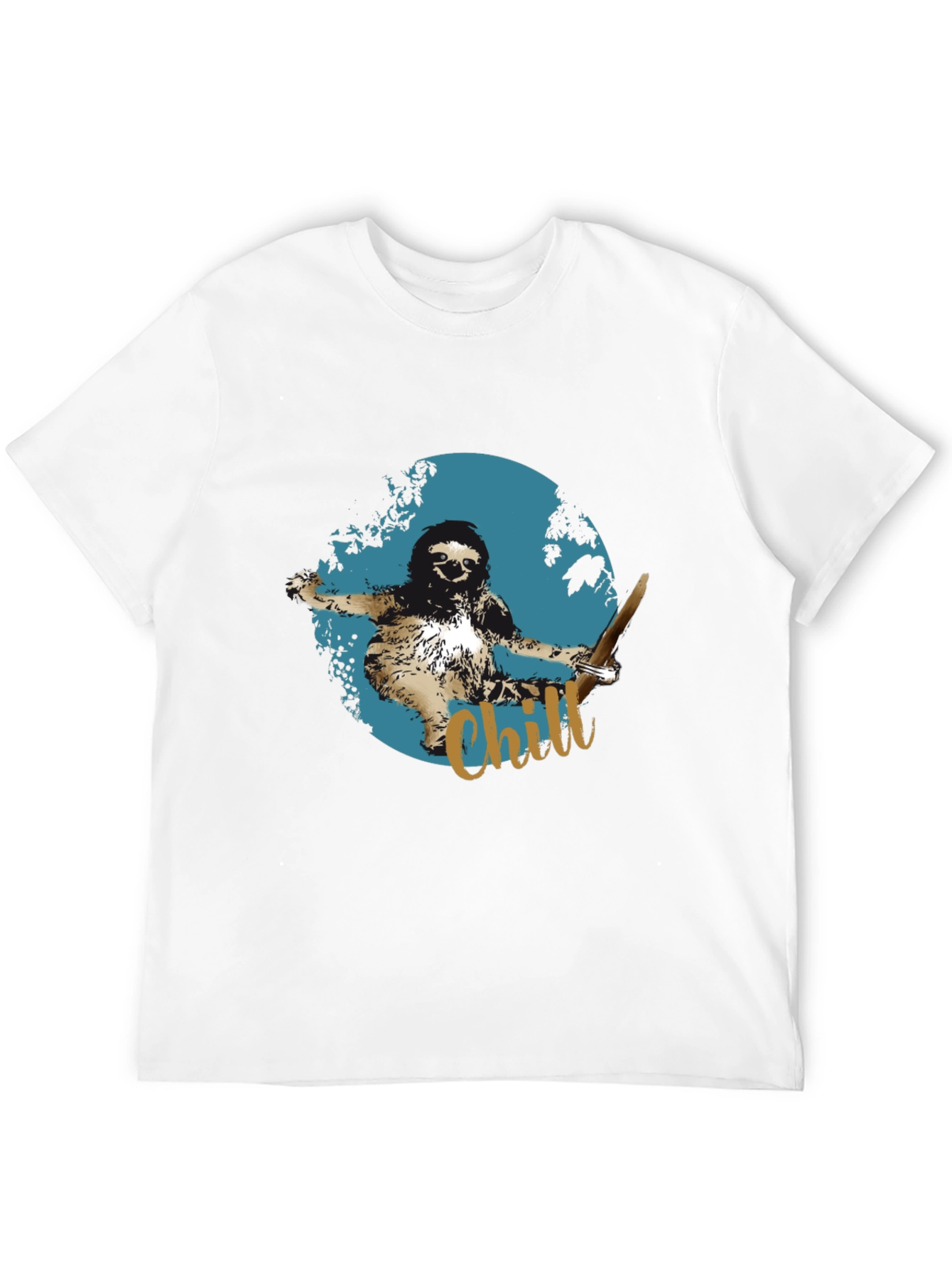Chill Sloth Graphic Tee - Relaxed Fit
