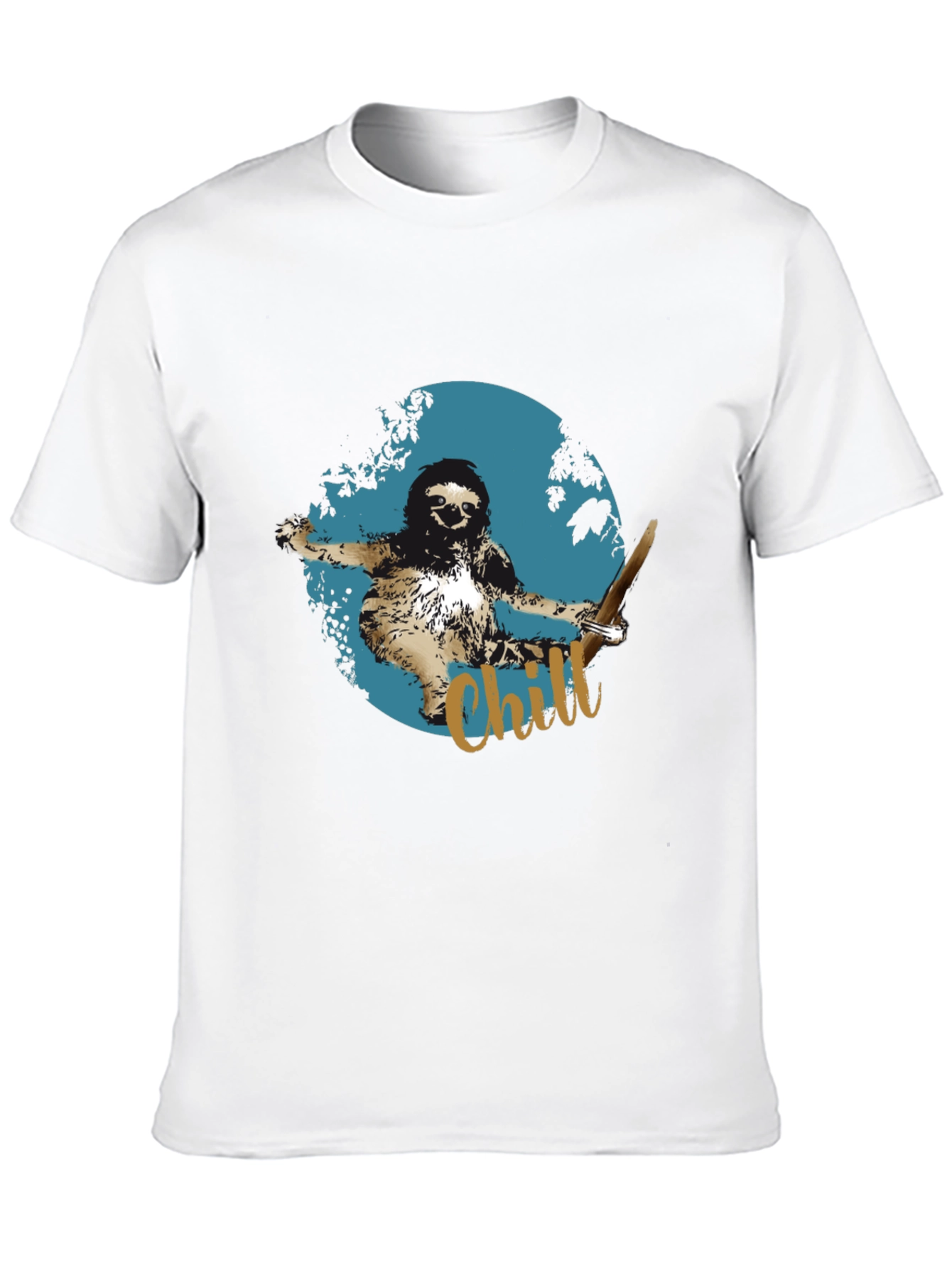 Chill Sloth Graphic Tee - Relaxed Fit