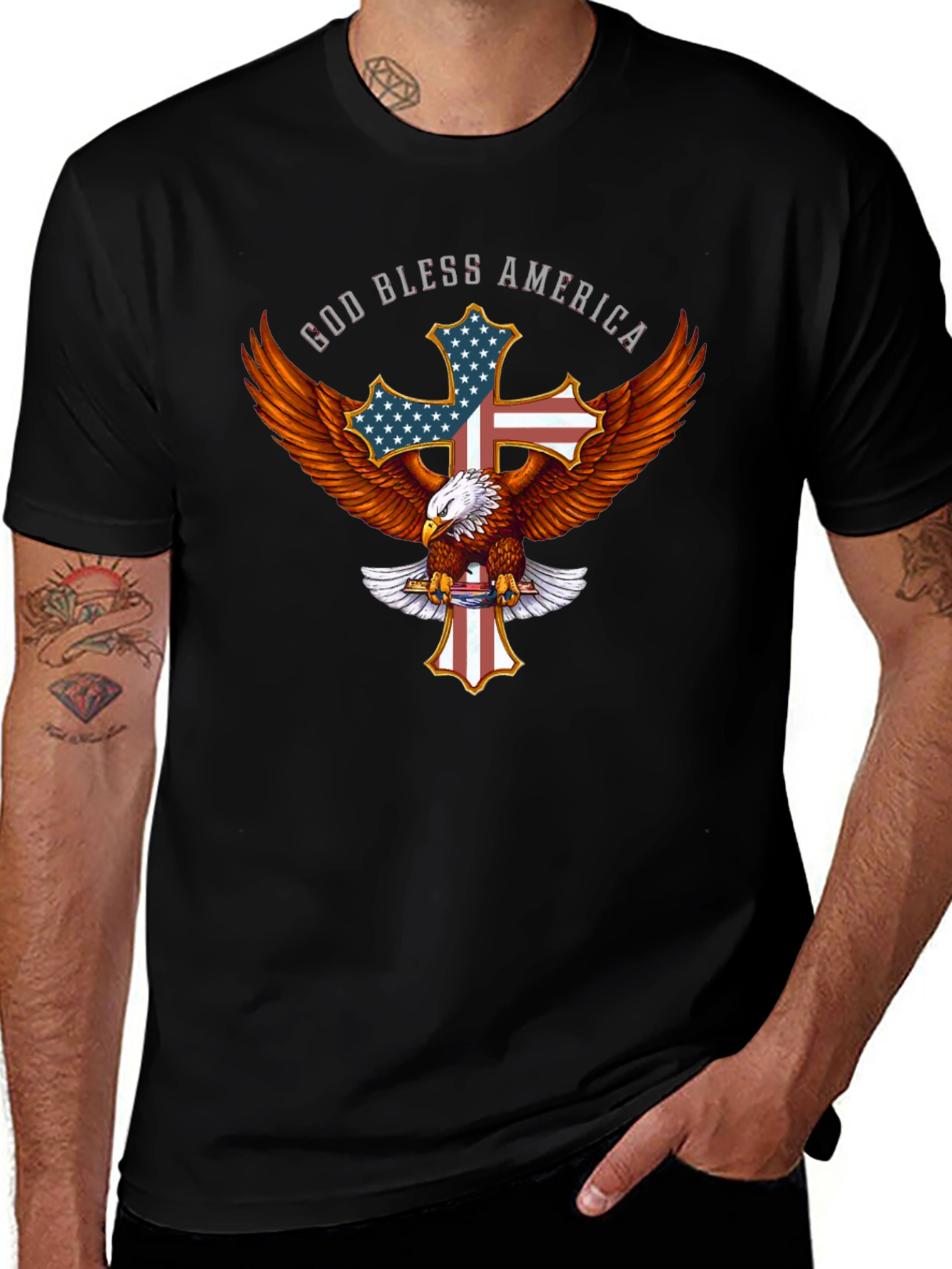 God Bless America Eagle T-Shirt