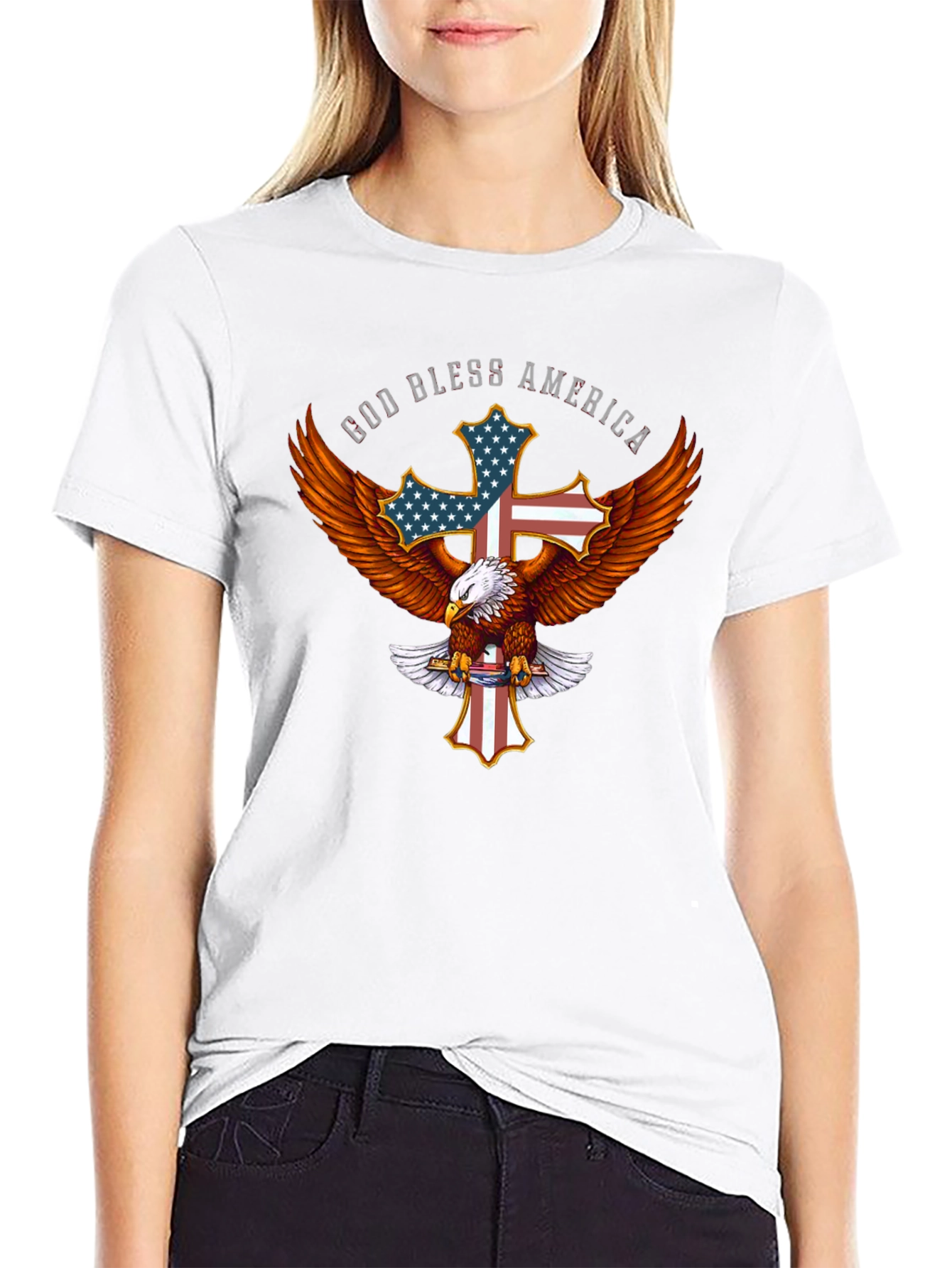 God Bless America Eagle T-Shirt