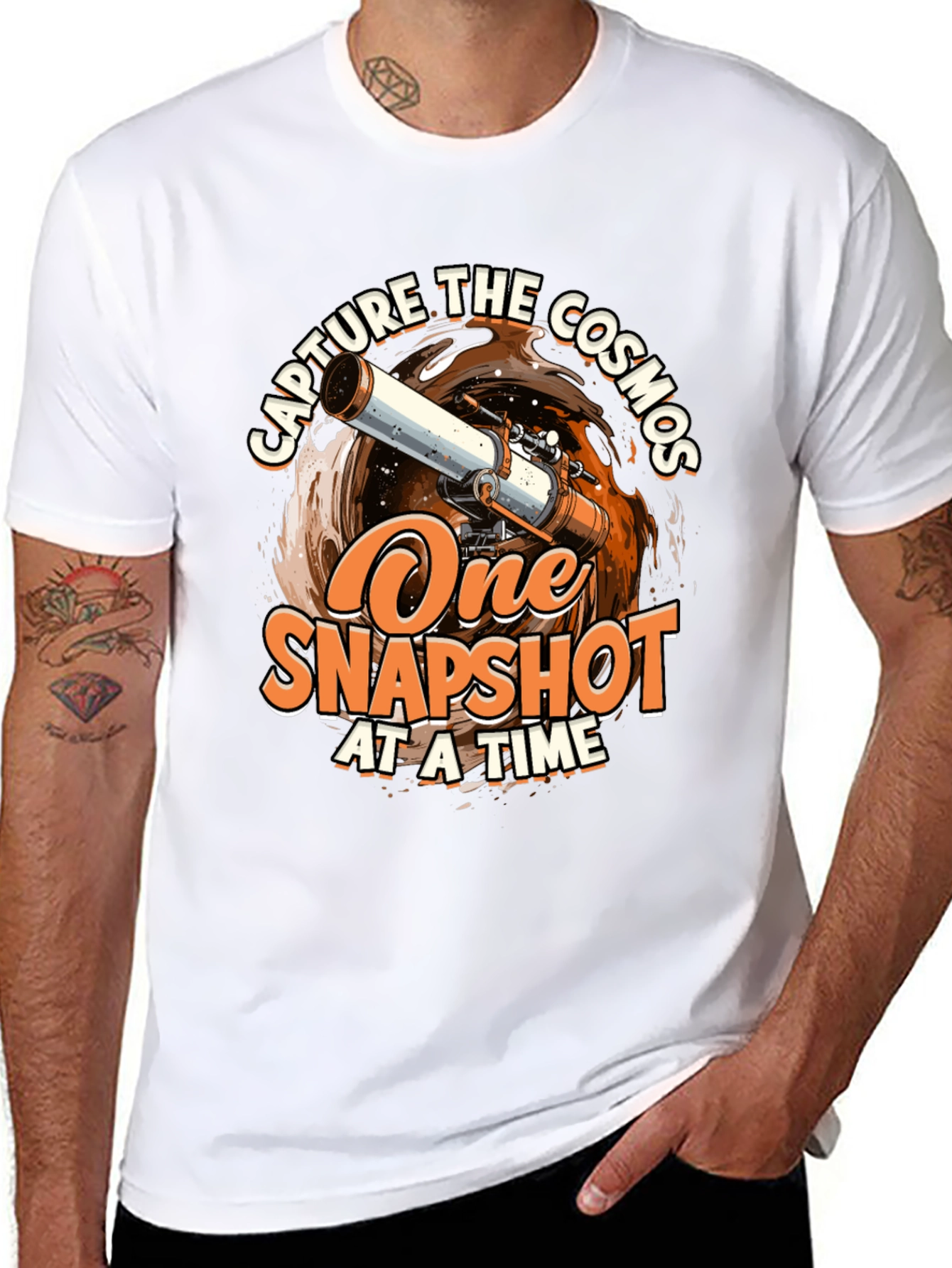 Capture the Cosmos T-Shirt - Space Photography Apparel