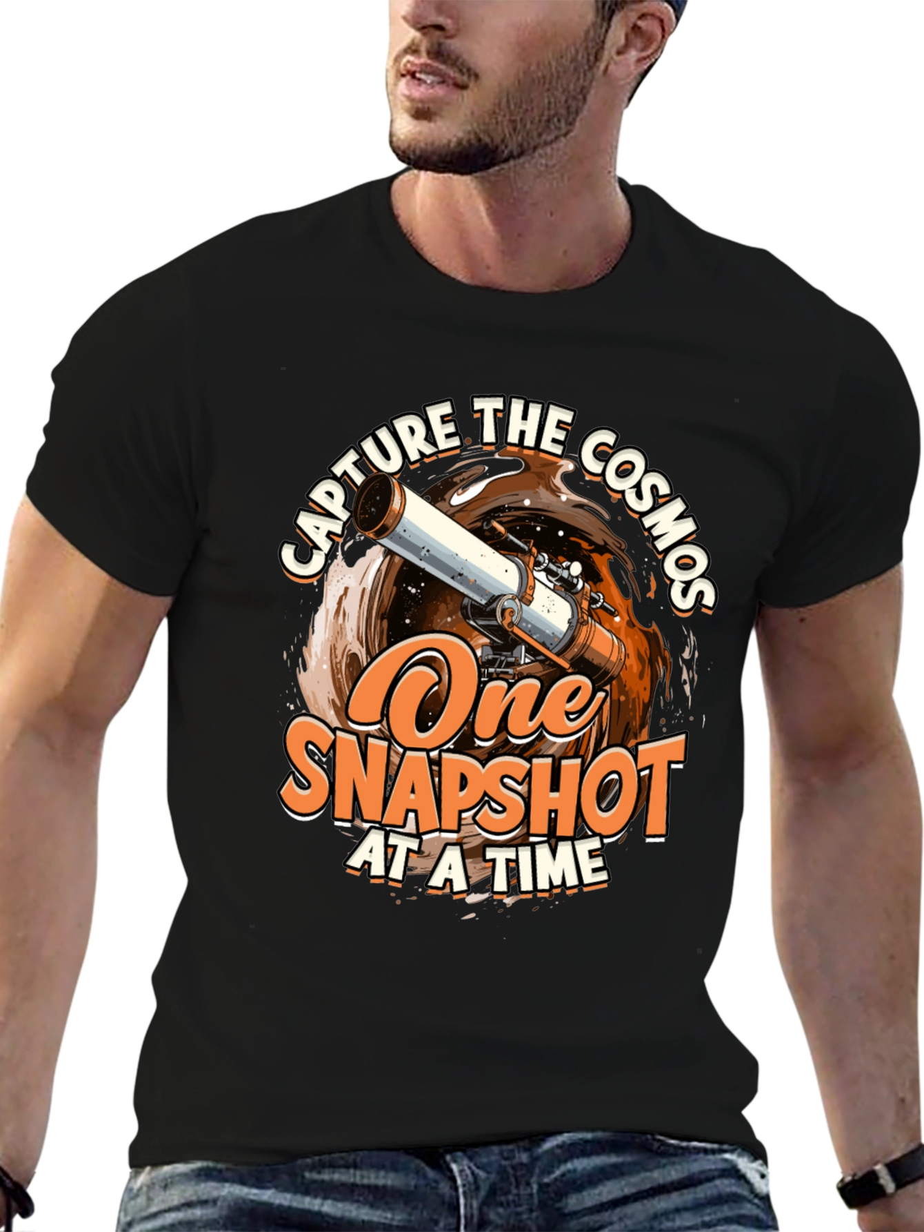 Capture the Cosmos T-Shirt - Space Photography Apparel