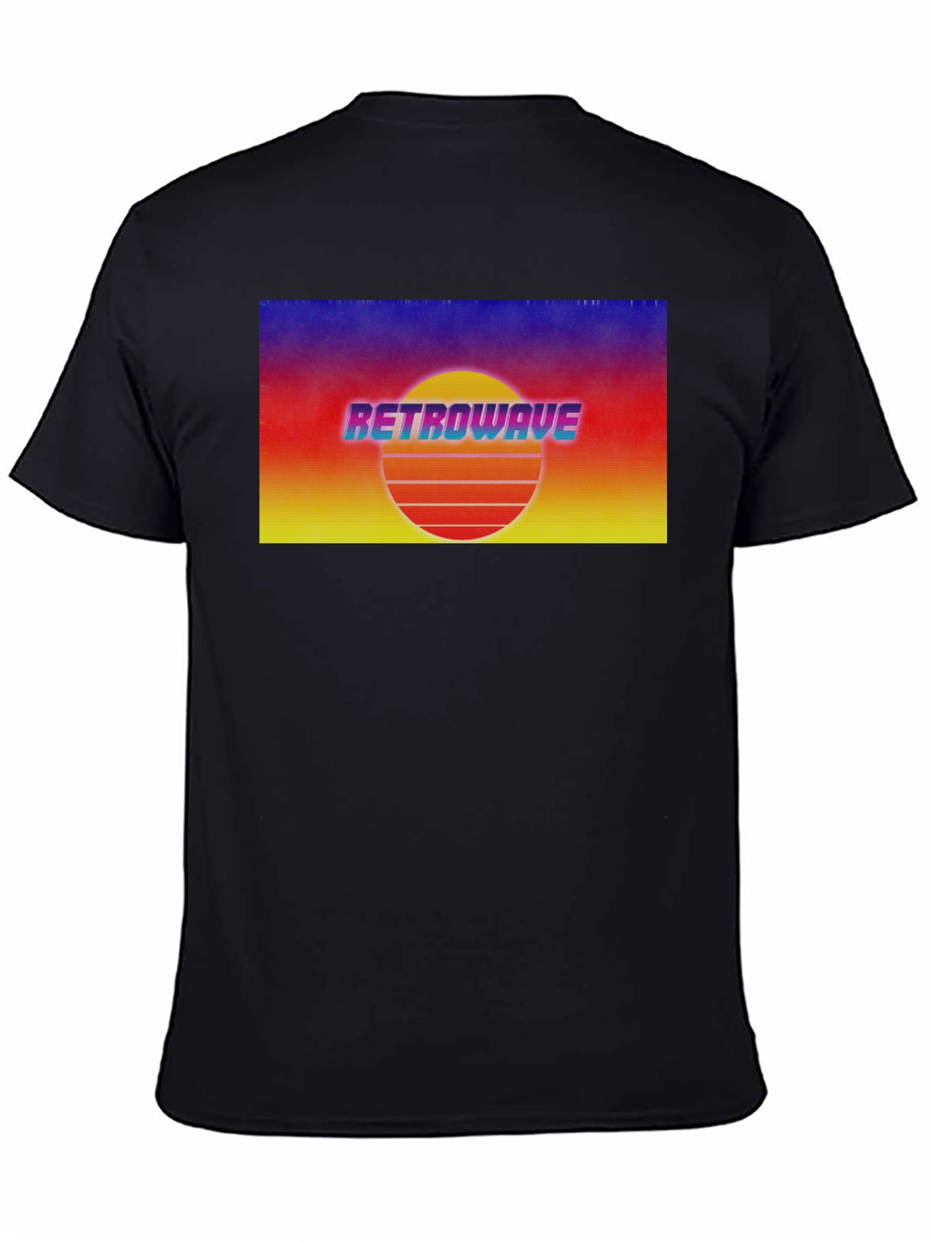 Retrowave Sunset Graphic Tee - Retro Style