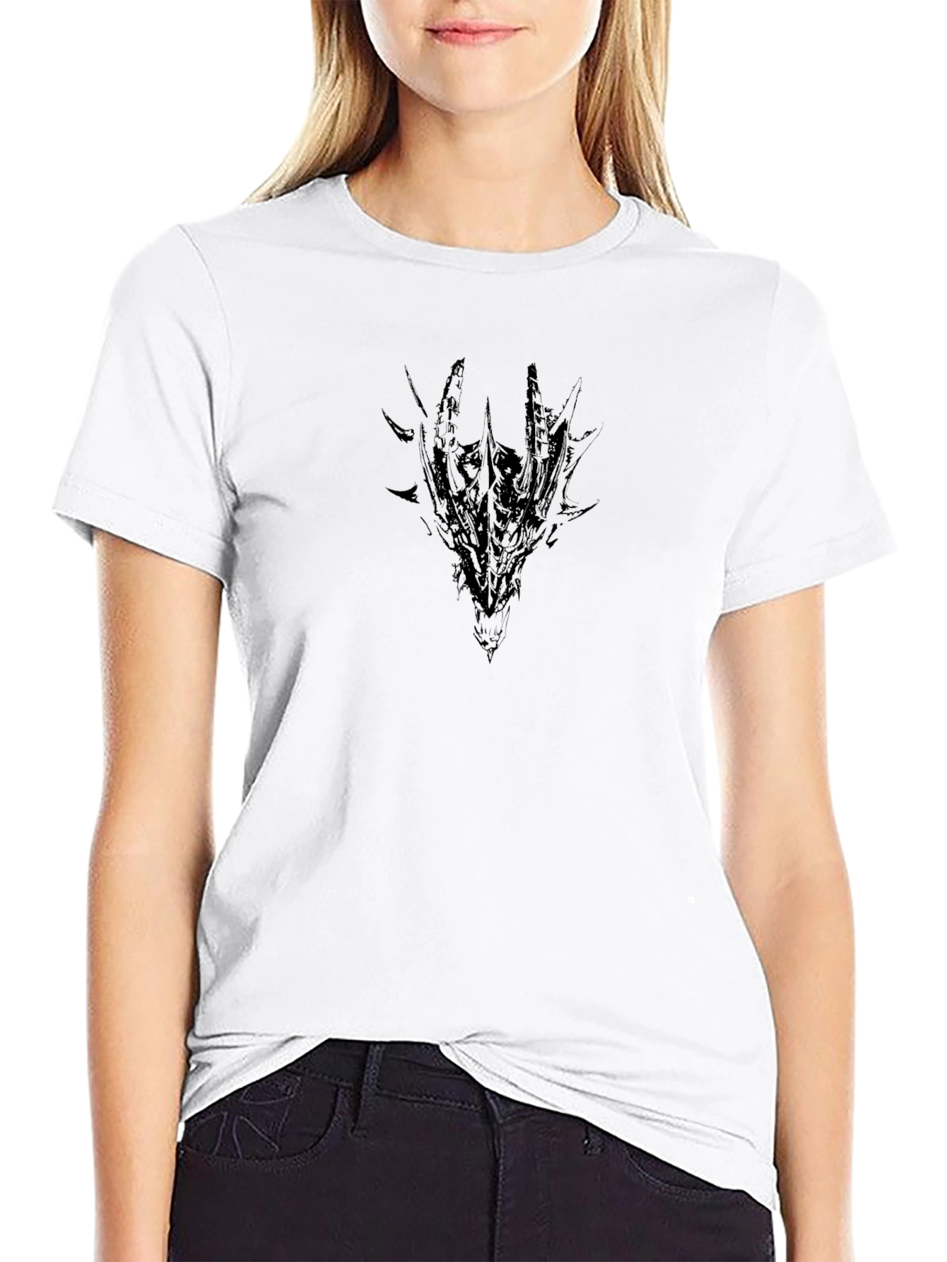 Black Dragon Graphic Tee - Mens Casual Top
