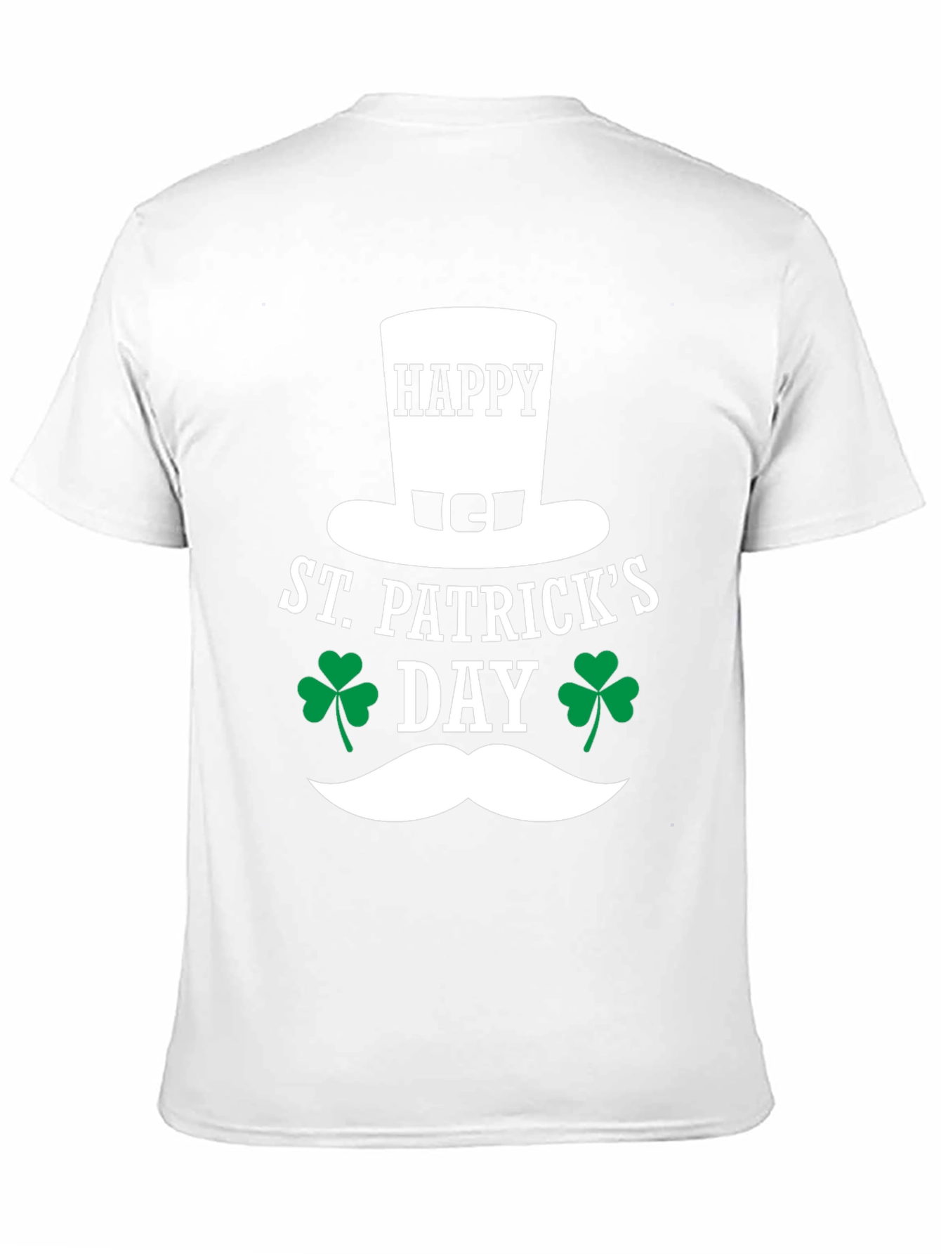 St. Patricks Day T-Shirt: Happy Clover Design