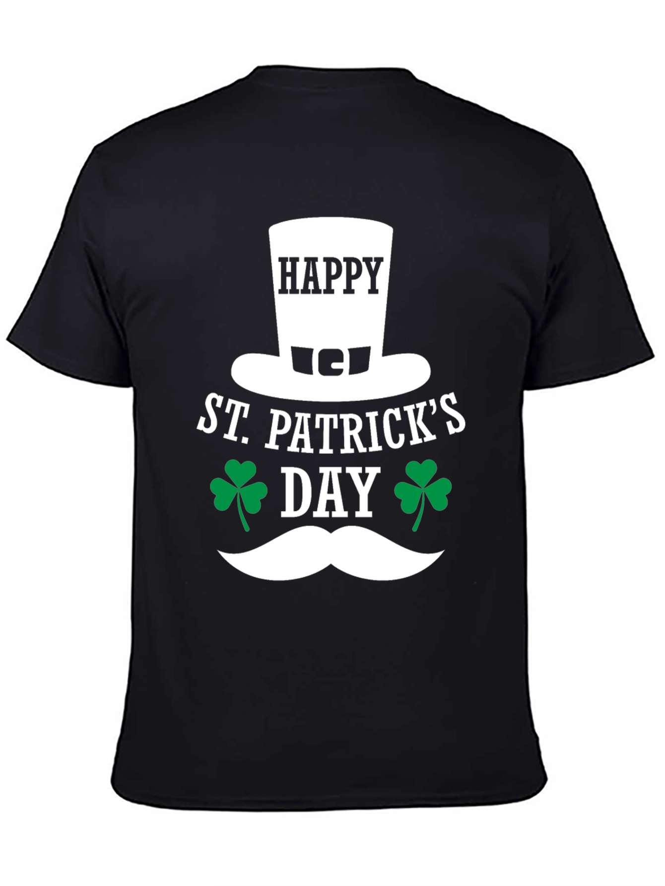 St. Patricks Day T-Shirt: Happy Clover Design