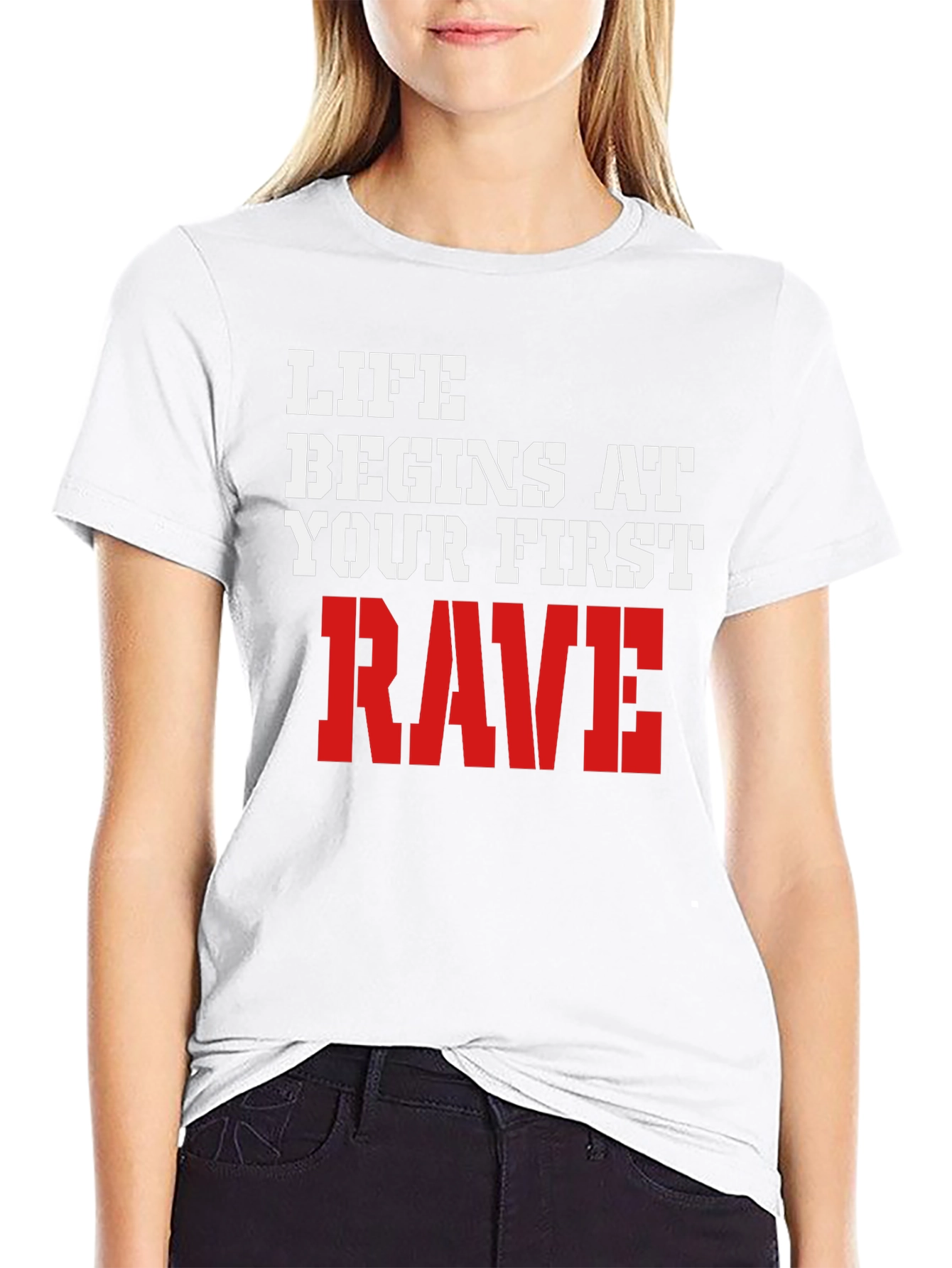 Life Begins at Your First Rave T-Shirt