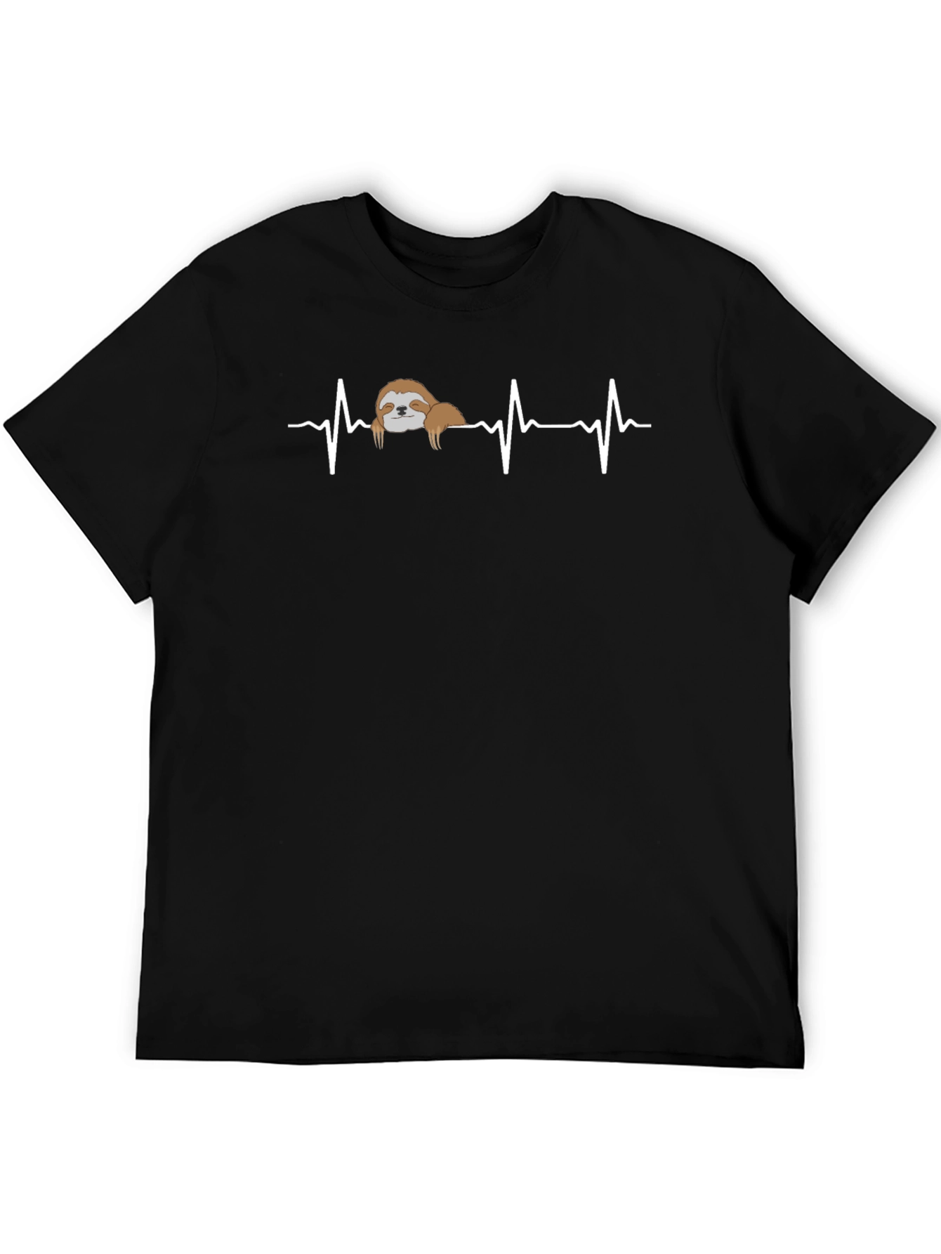 Sloth Heartbeat Graphic T-Shirt - Unisex