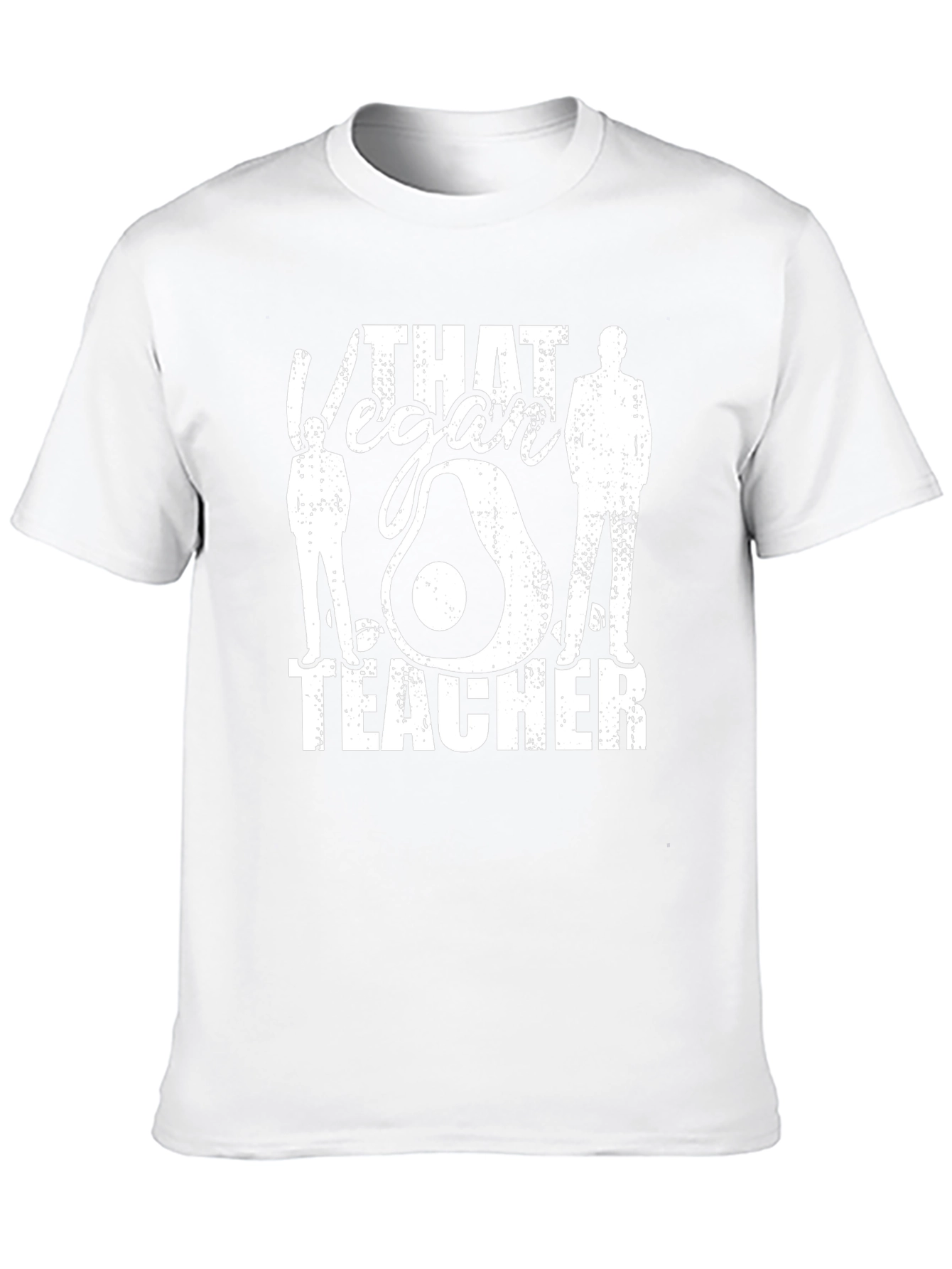 Vegan Teacher Graphic T-Shirt Black