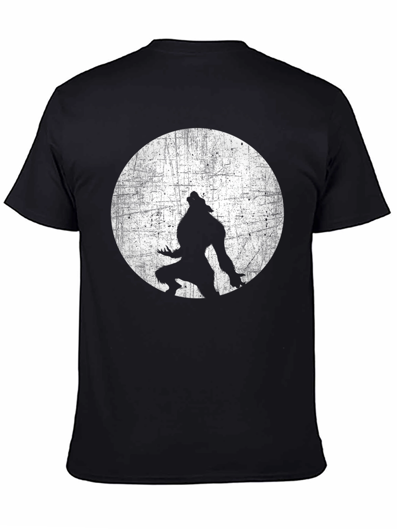 Werewolf Moon Black T-Shirt