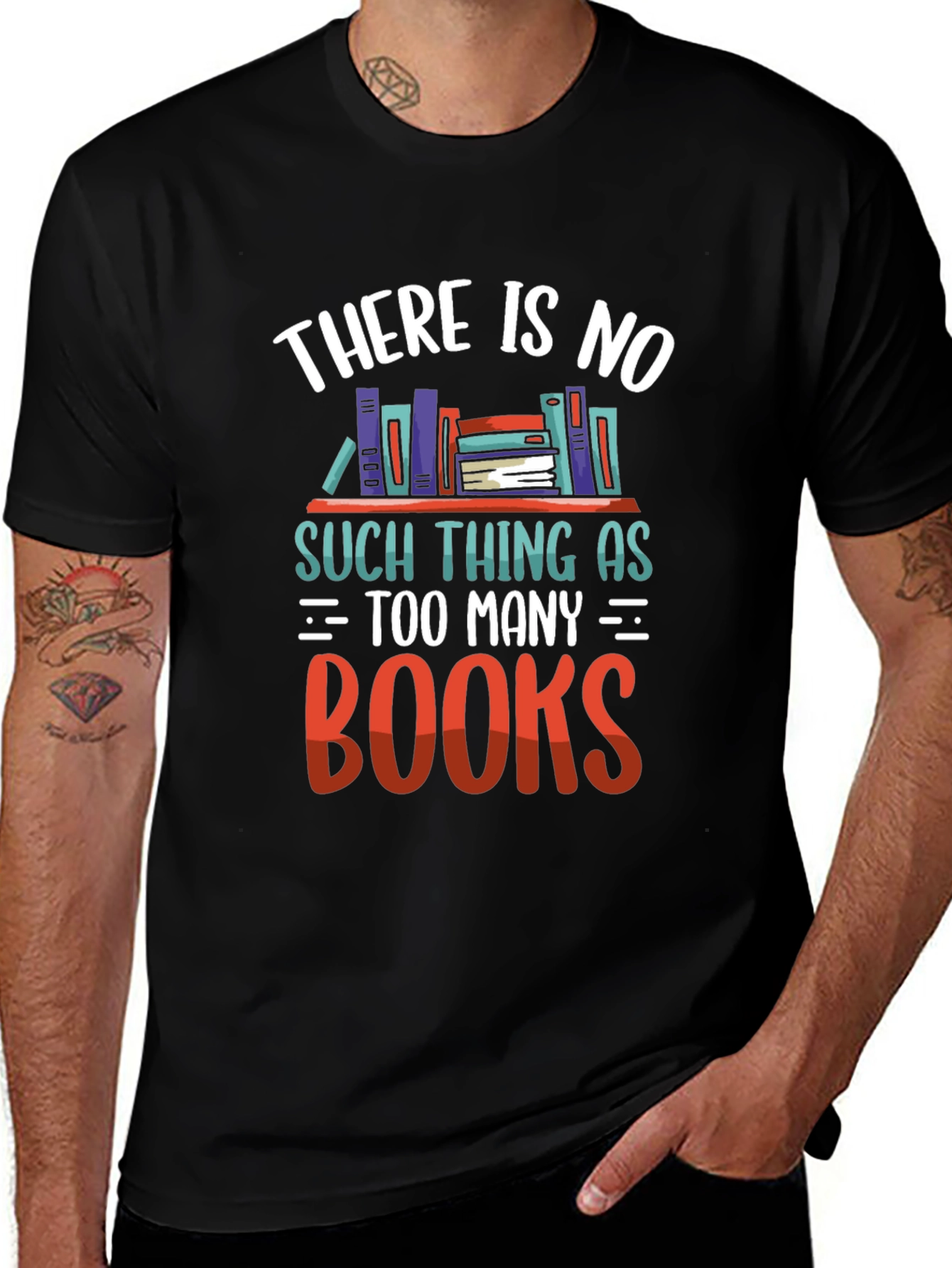 Book Lover T-Shirt - Too Many Books