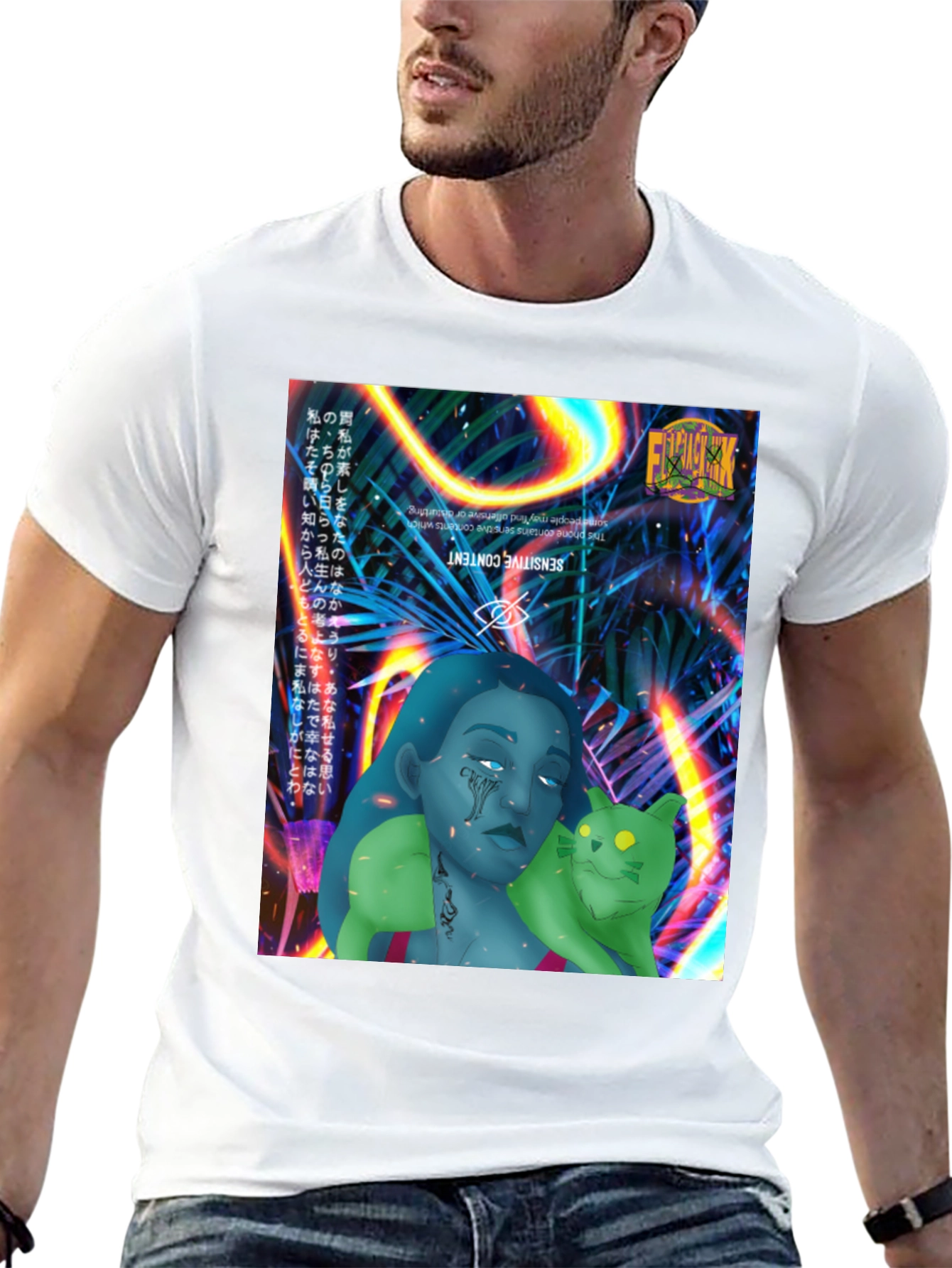 Graphic Print Tee - Edgy Streetwear
