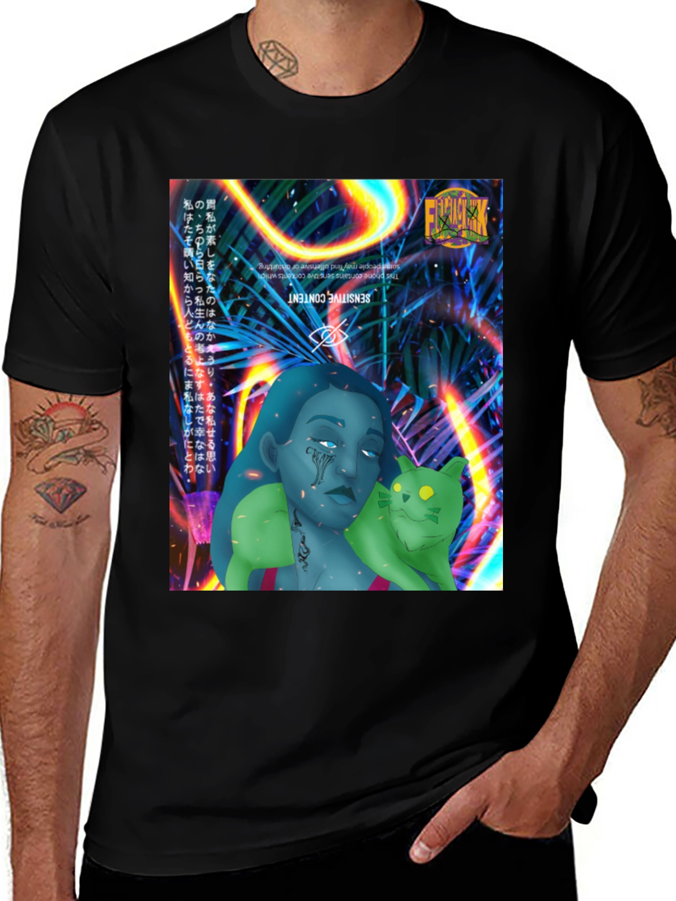 Graphic Print Tee - Edgy Streetwear