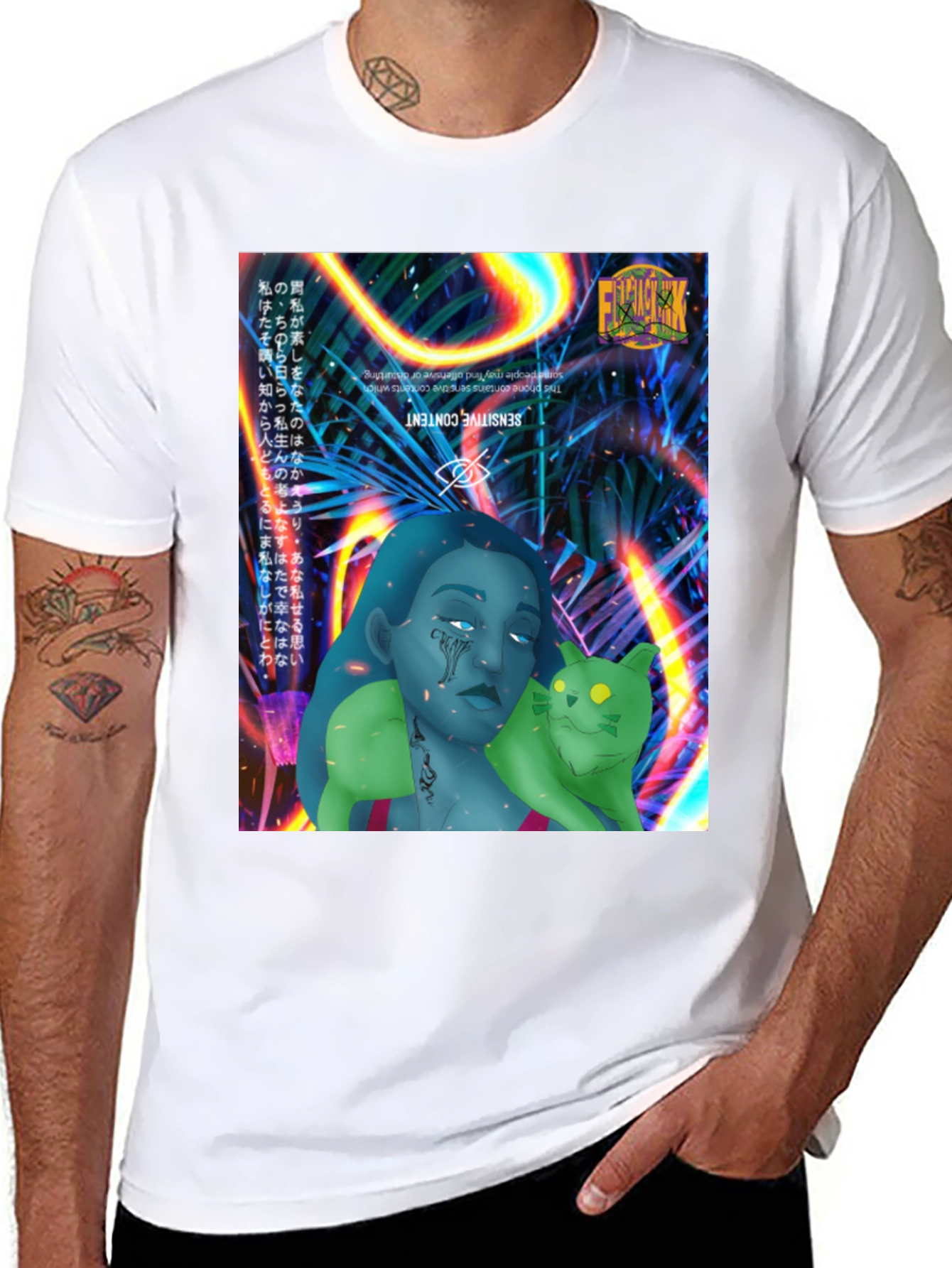 Graphic Print Tee - Edgy Streetwear
