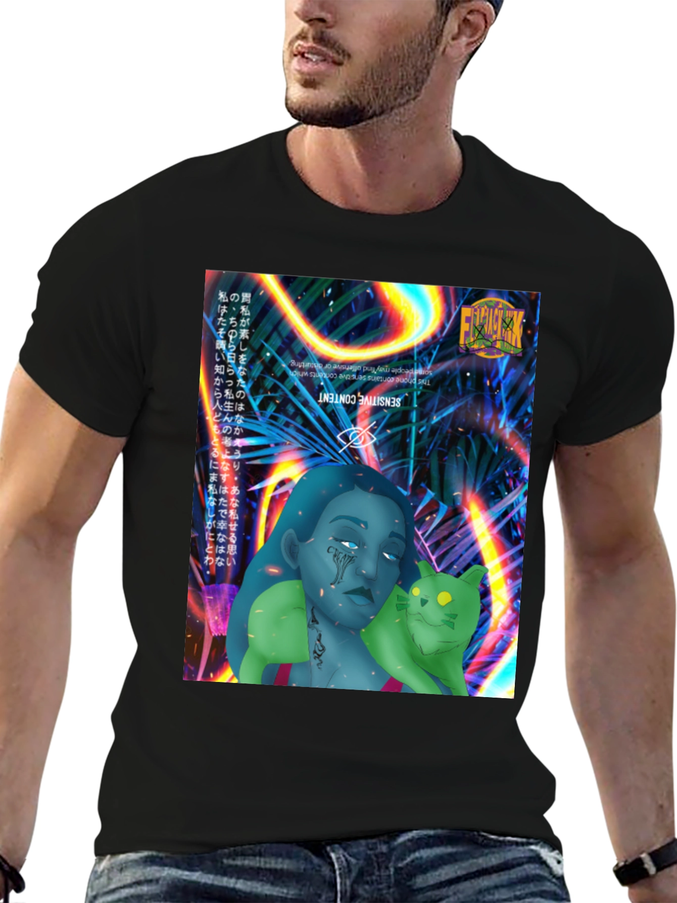 Graphic Print Tee - Edgy Streetwear
