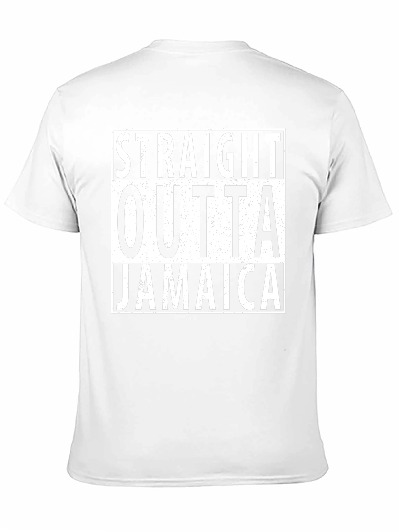 Straight Outta Jamaica Graphic Tee - Black