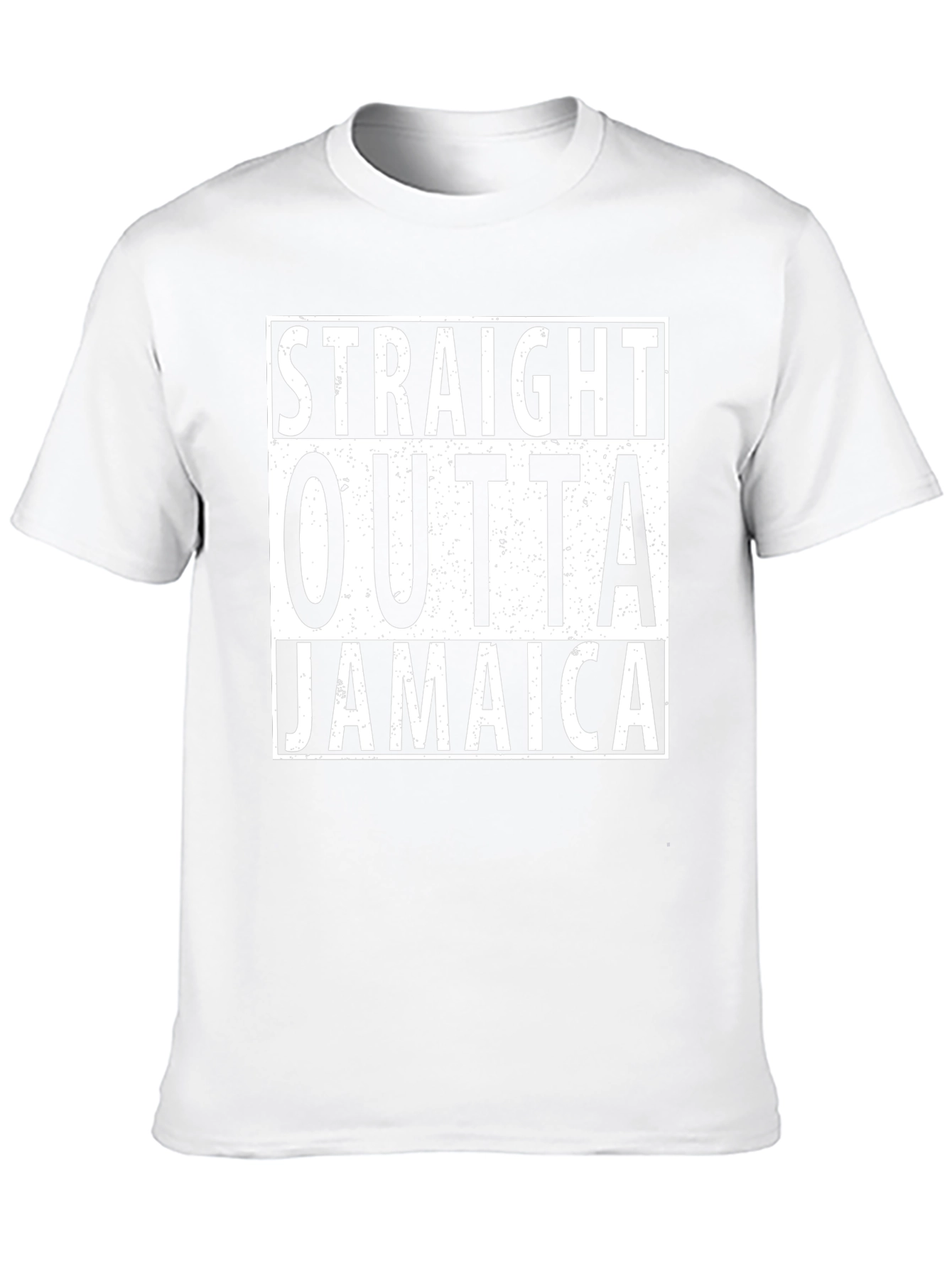 Straight Outta Jamaica Graphic Tee - Black