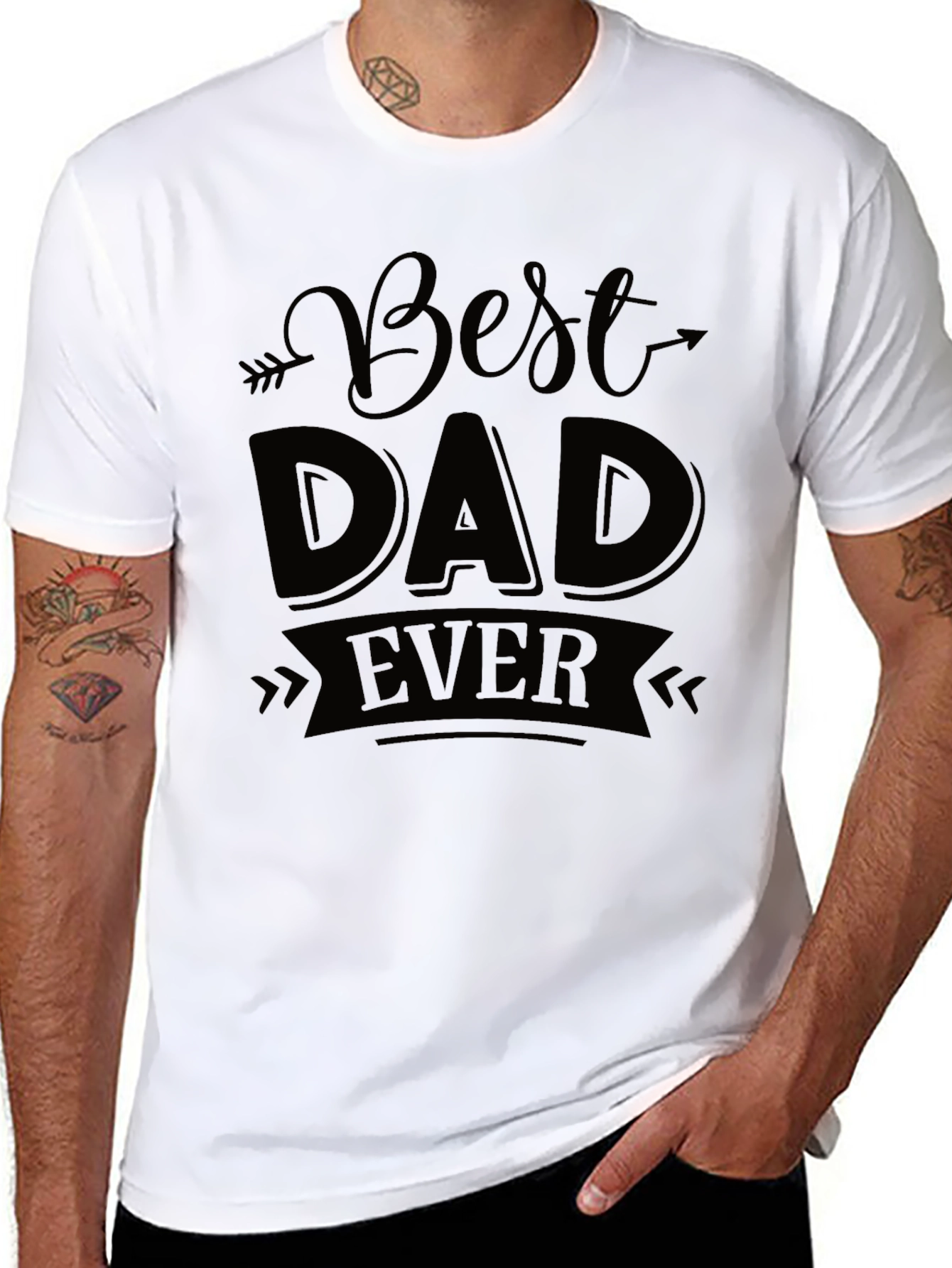 Best Dad Ever T-Shirt - Perfect Fathers Day Gift